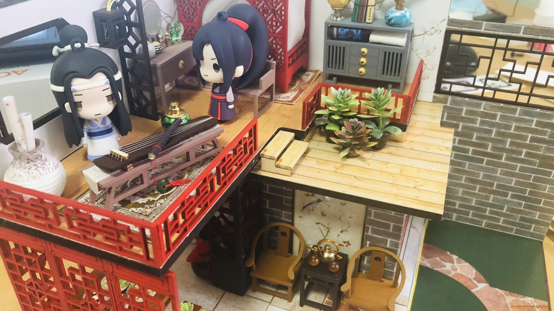 разное, куклы, вэй, усянь, лань, ванцзы, домик