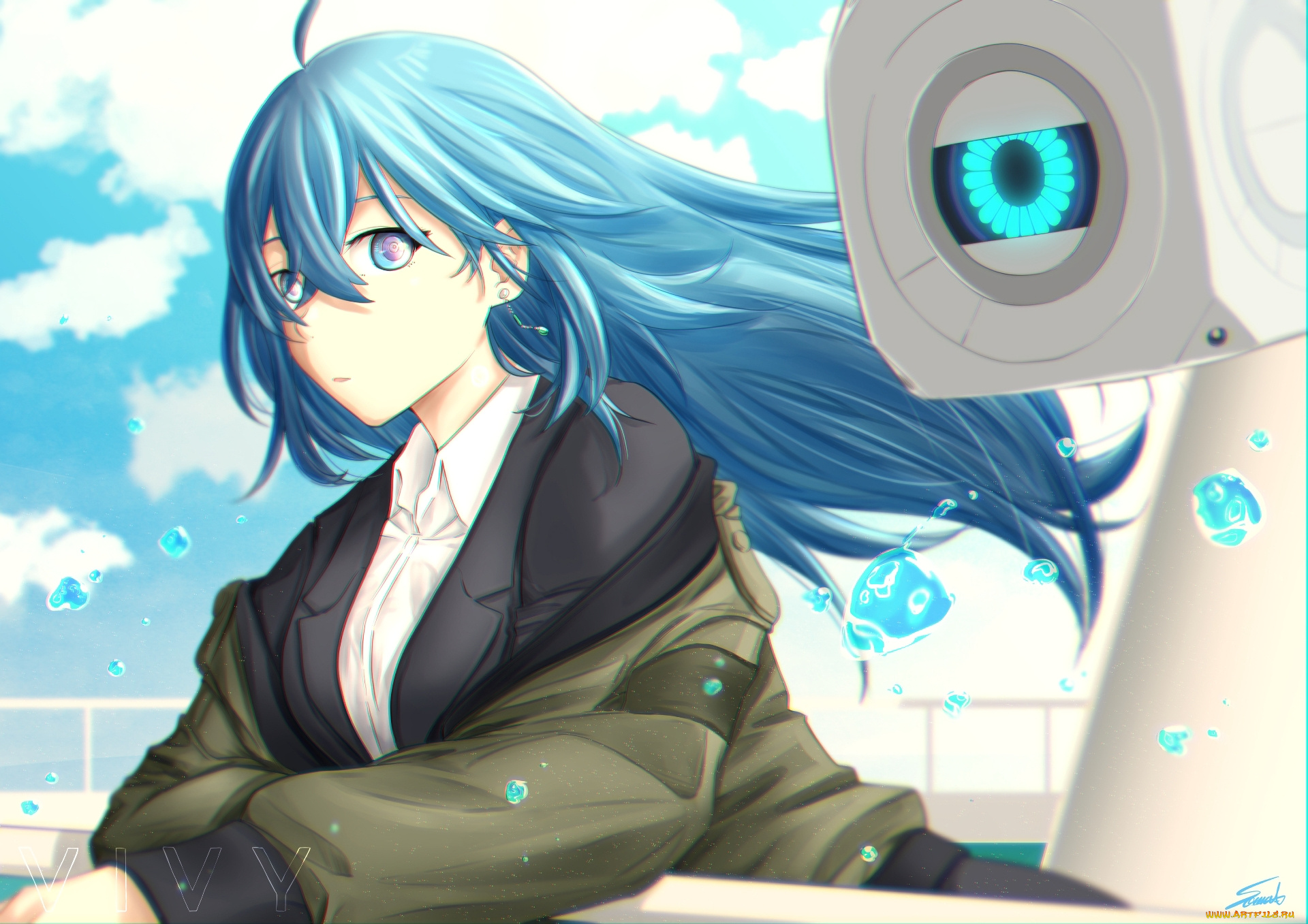 аниме, vivy, , fluorite, eye`s, song, fluorite, eye's, song