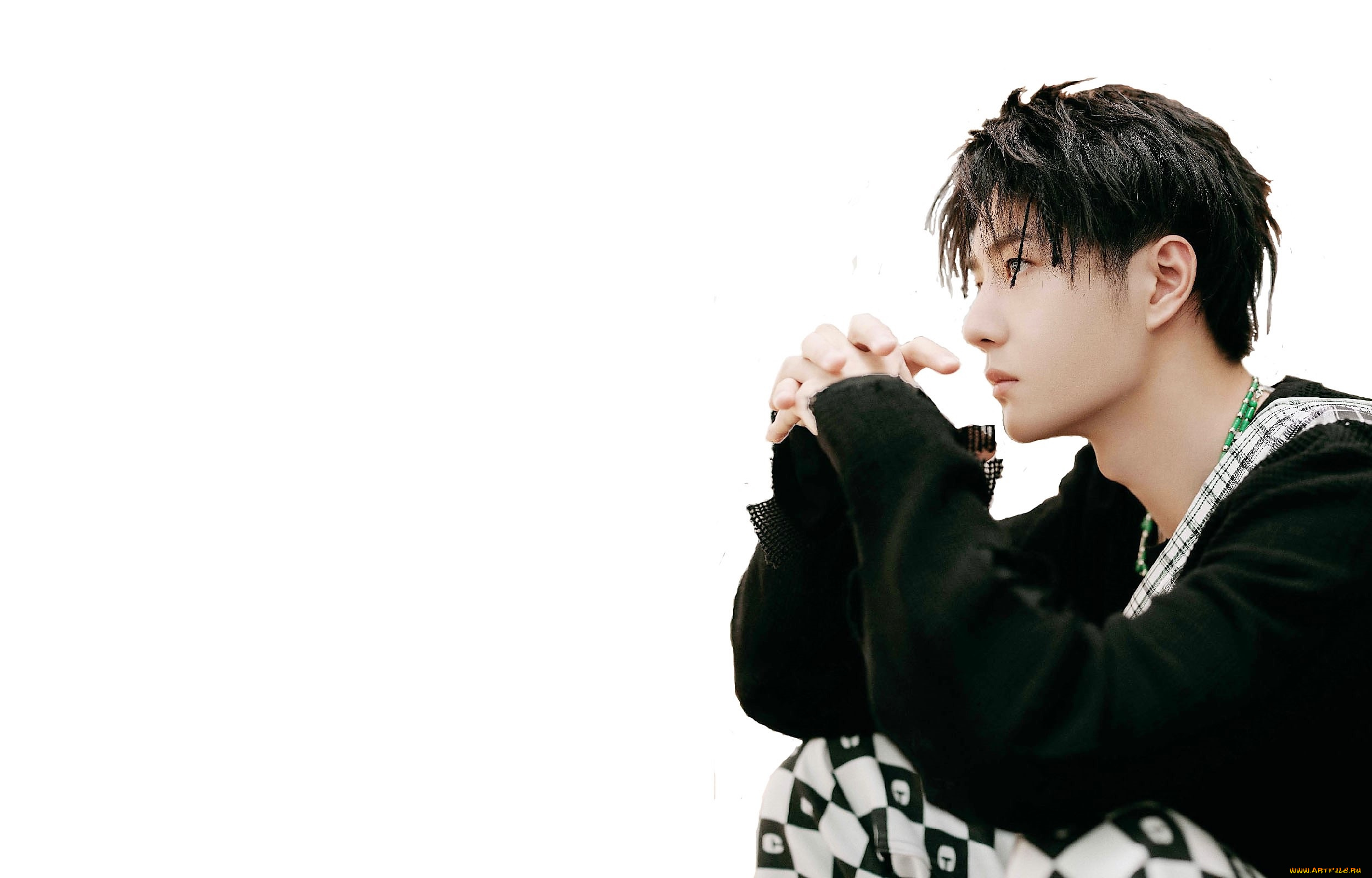 мужчины, wang, yi, bo, актер, певец, толстовка