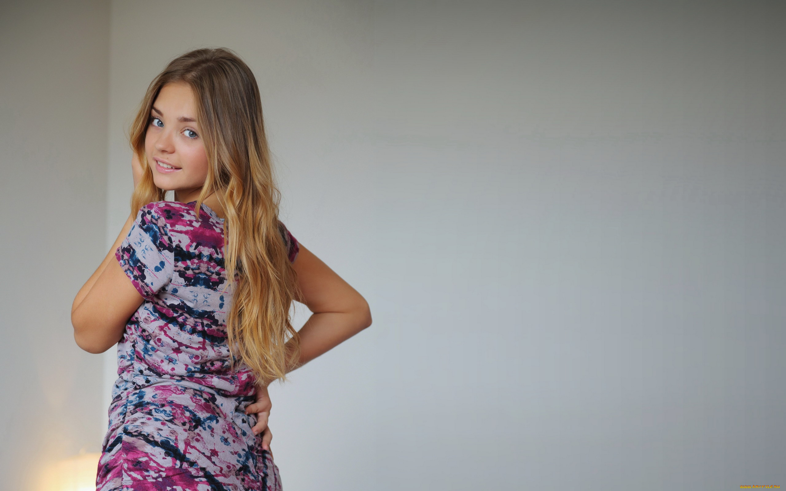 девушки, colleen, ahe, блондинка, улыбка