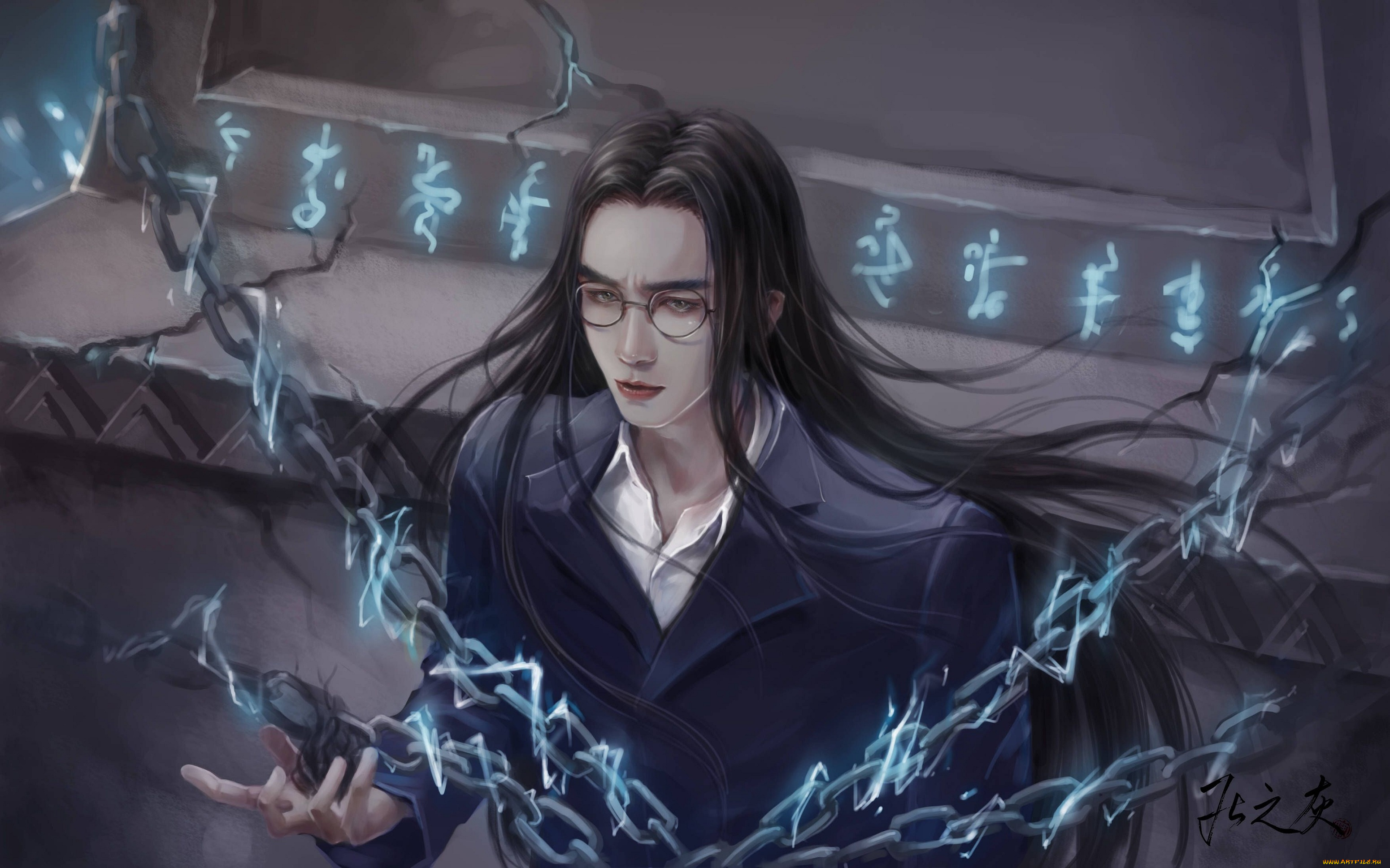 аниме, магия, , колдовство, , halloween, парень