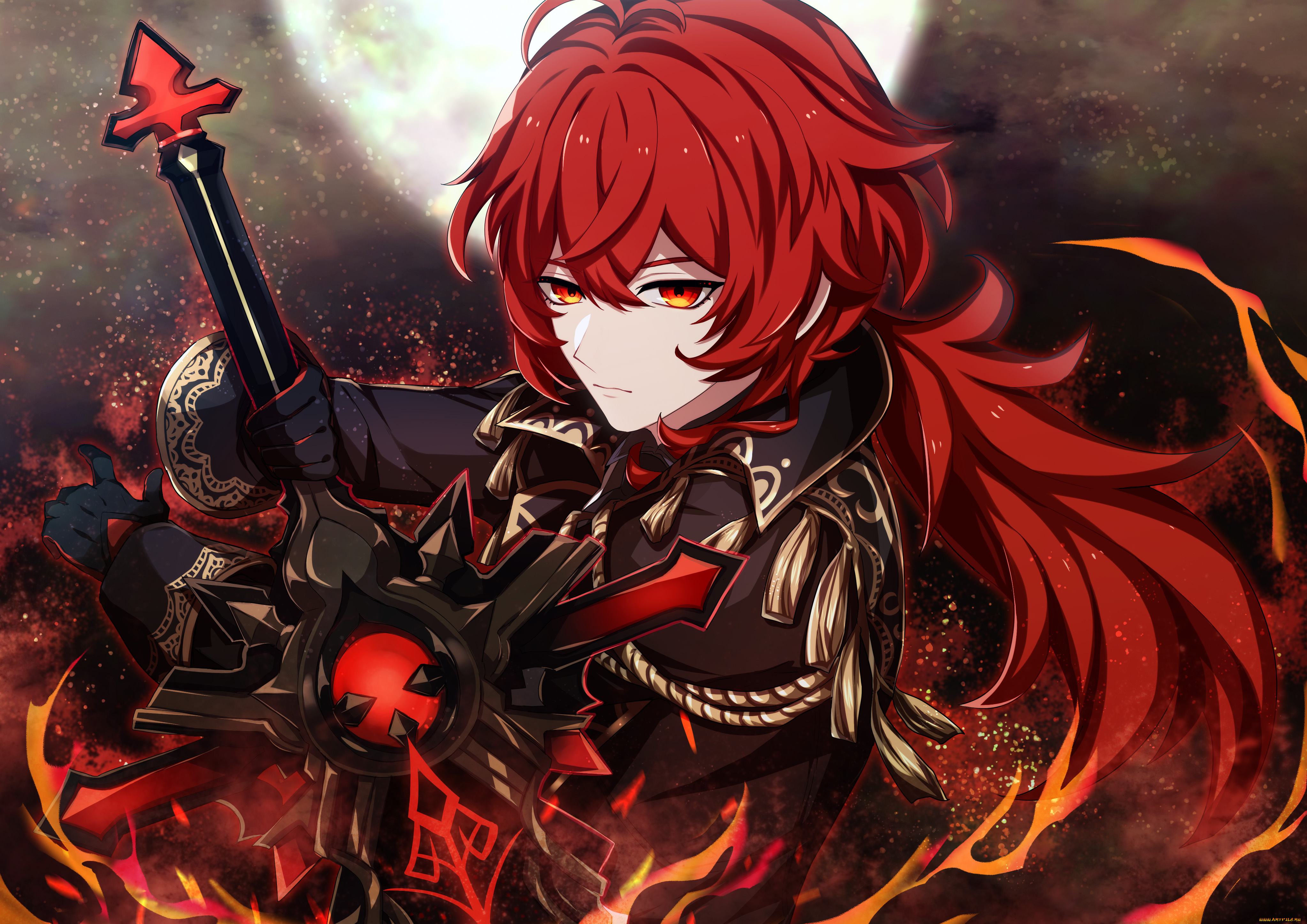 аниме, genshin, impact, genshin, impact