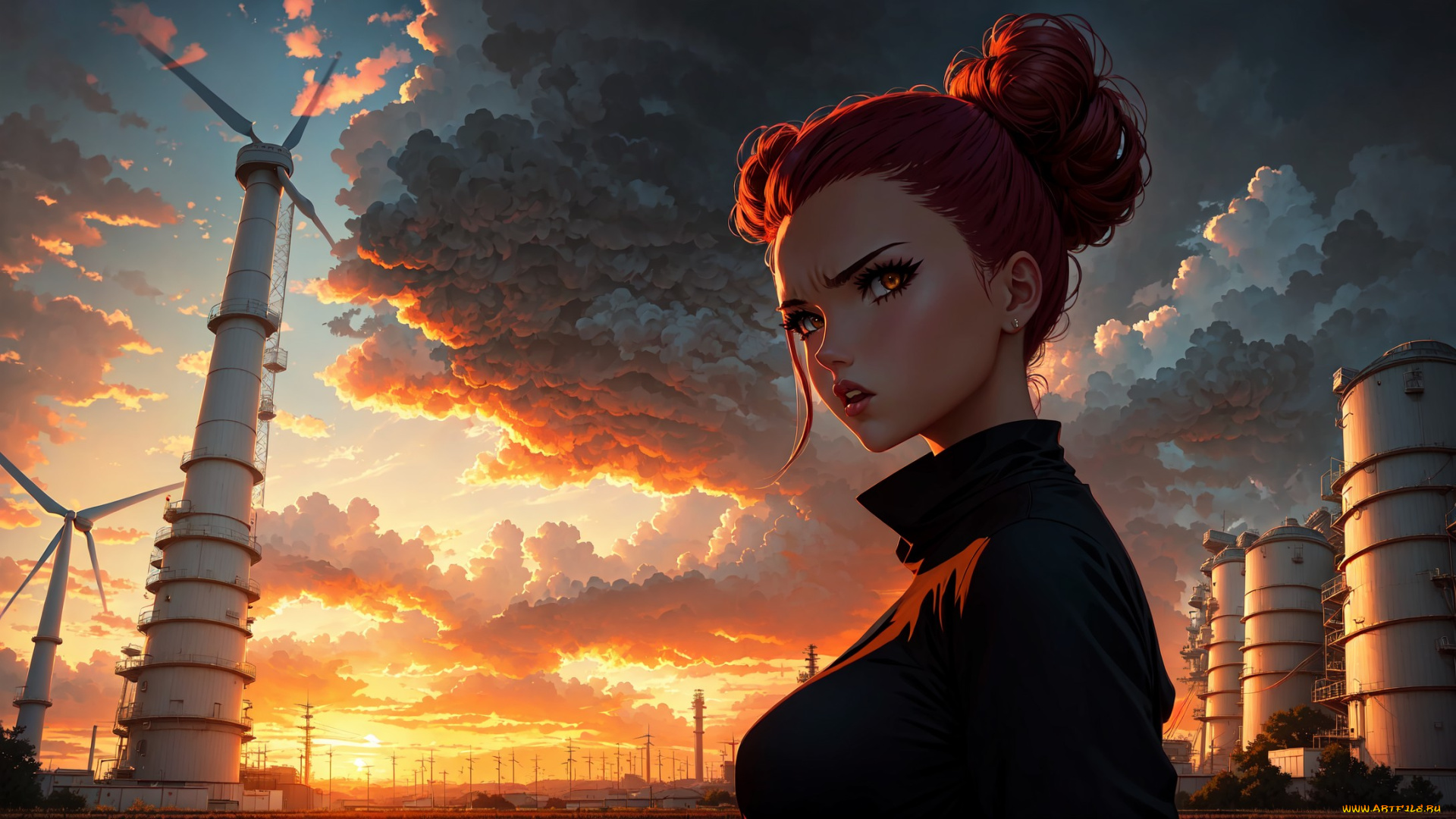 аниме, город, , улицы, , интерьер, , здания, нейросети, графика, нейроарт, ai, art, нейронные, сети, рисунки, нейро, искусство