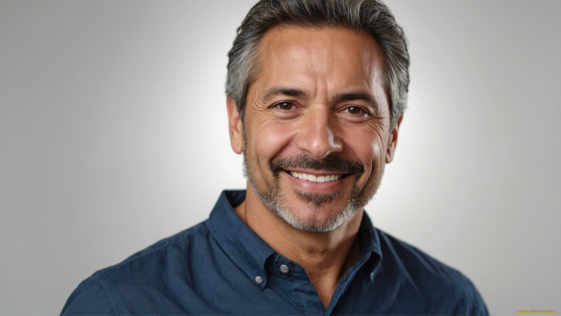 3д, графика, портреты, и, лица, , portraits, and, faсes, улыбающийся, мужчина, портрет