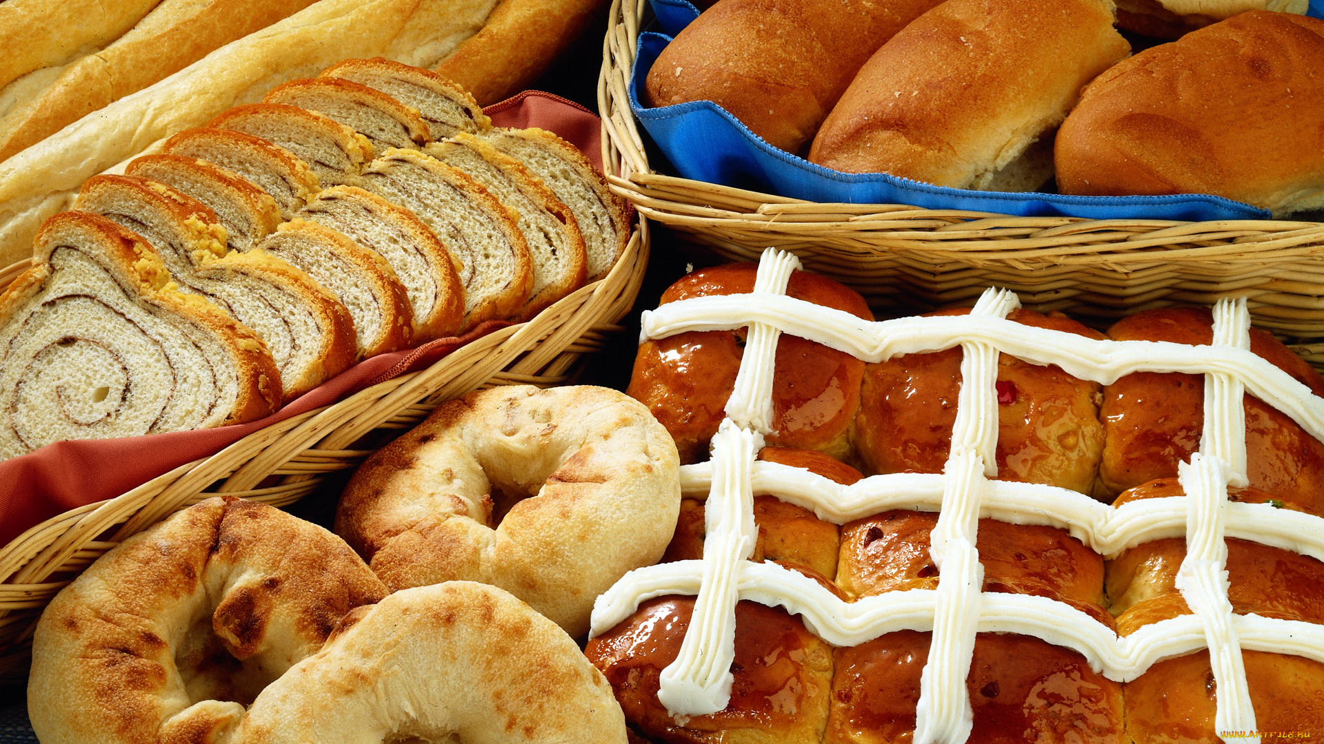 еда, хлеб, выпечка