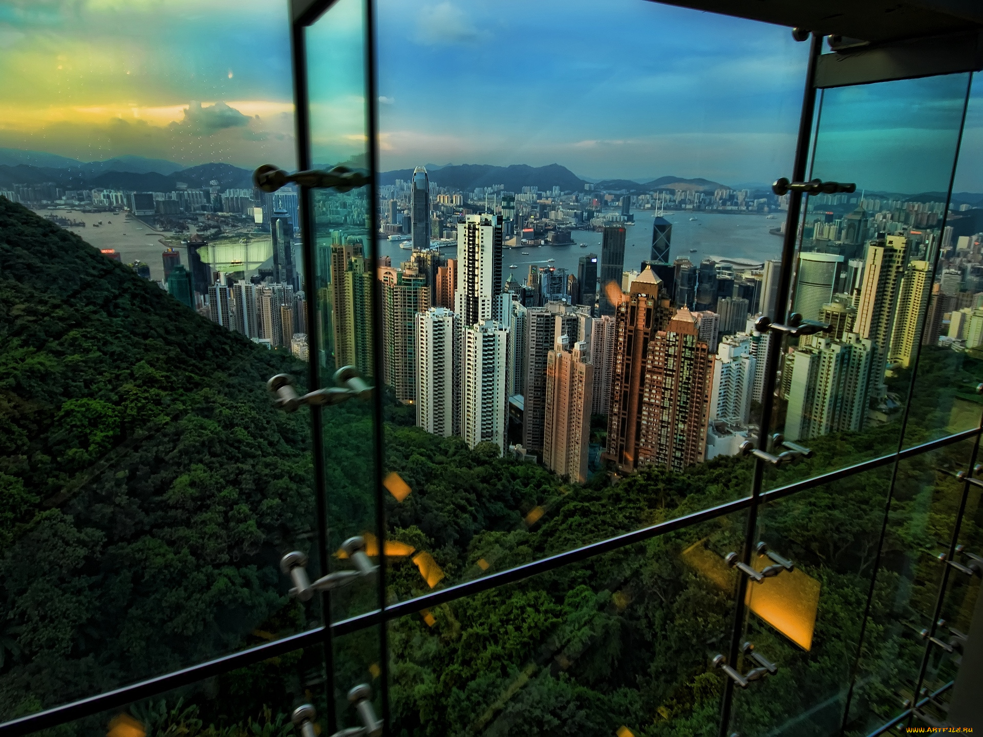 города, гонконг, китай