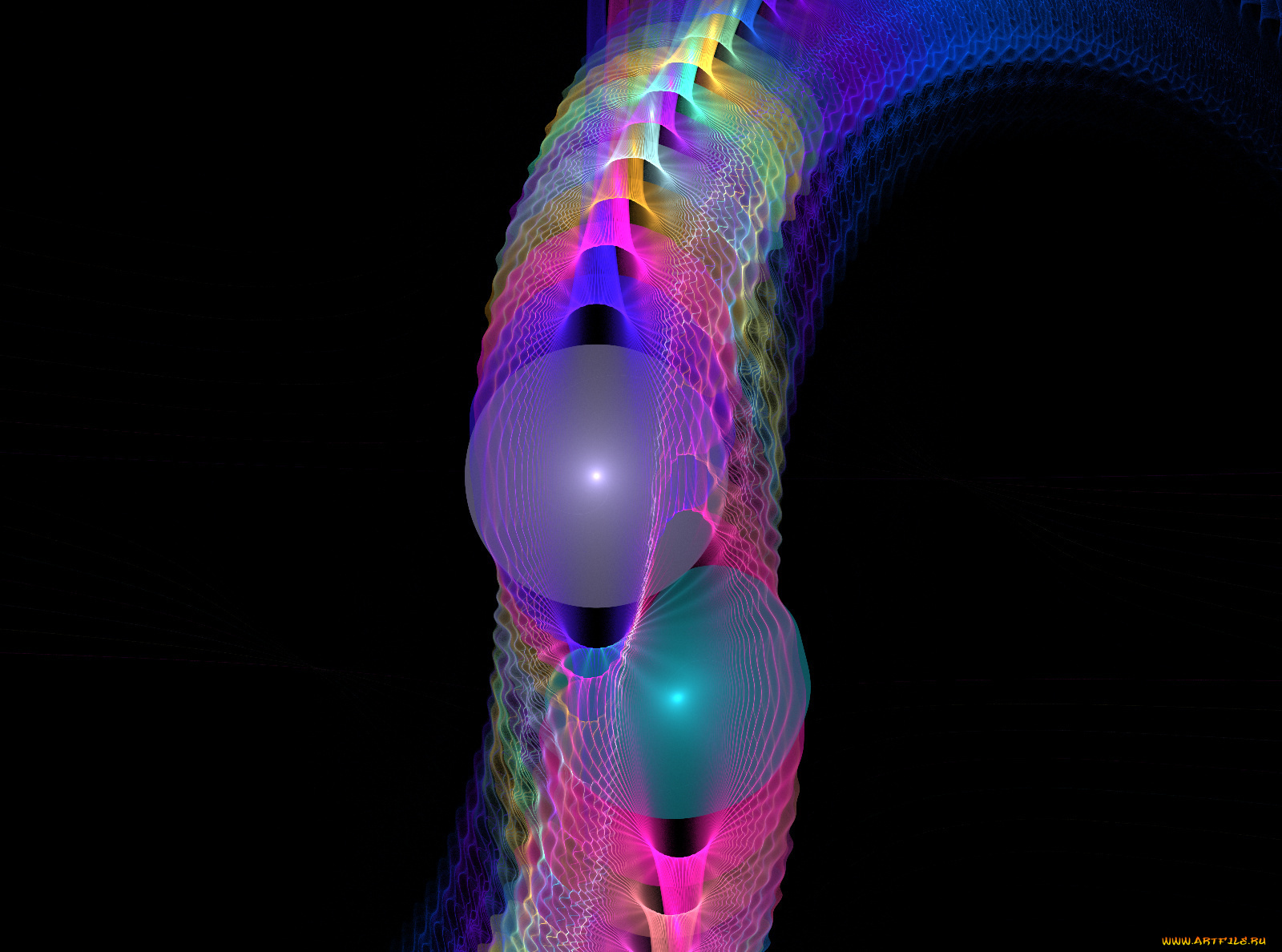 3д, графика, fractal, фракталы, узор, тёмный, фрактал