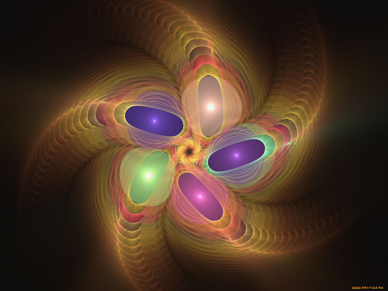 3д, графика, fractal, фракталы, фрактал, узор, тёмный