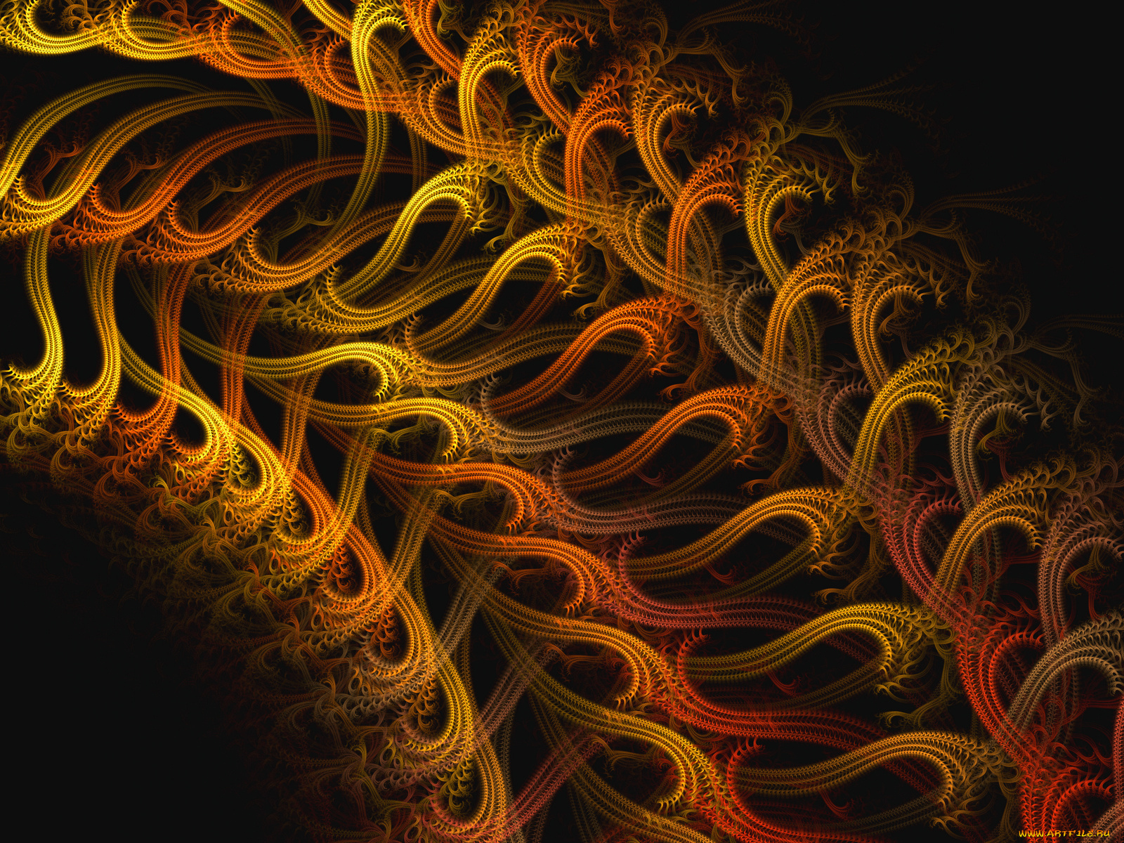 3д, графика, fractal, фракталы, тёмный, узор, абстракция