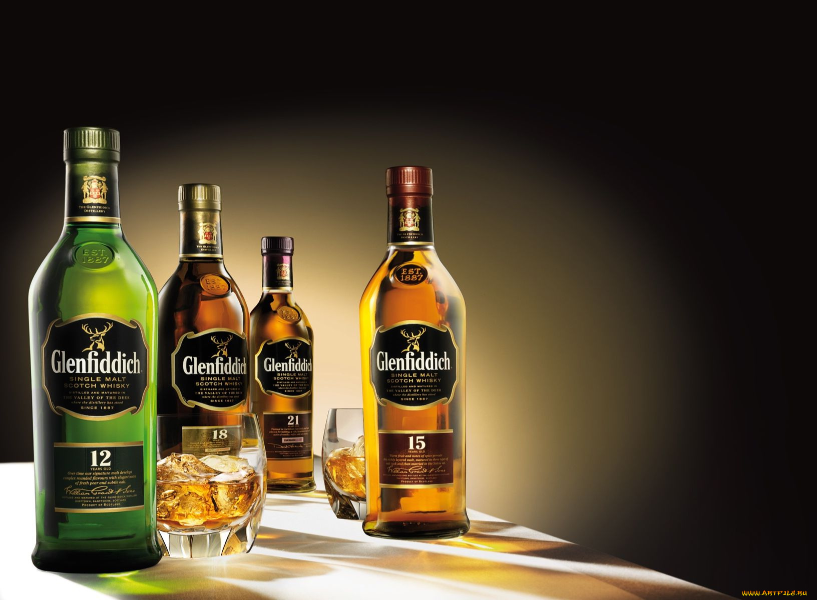 whisky, бренды, glenfiddich, виски, напитки