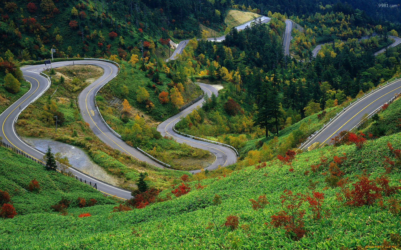 природа, дороги, дорога, горы