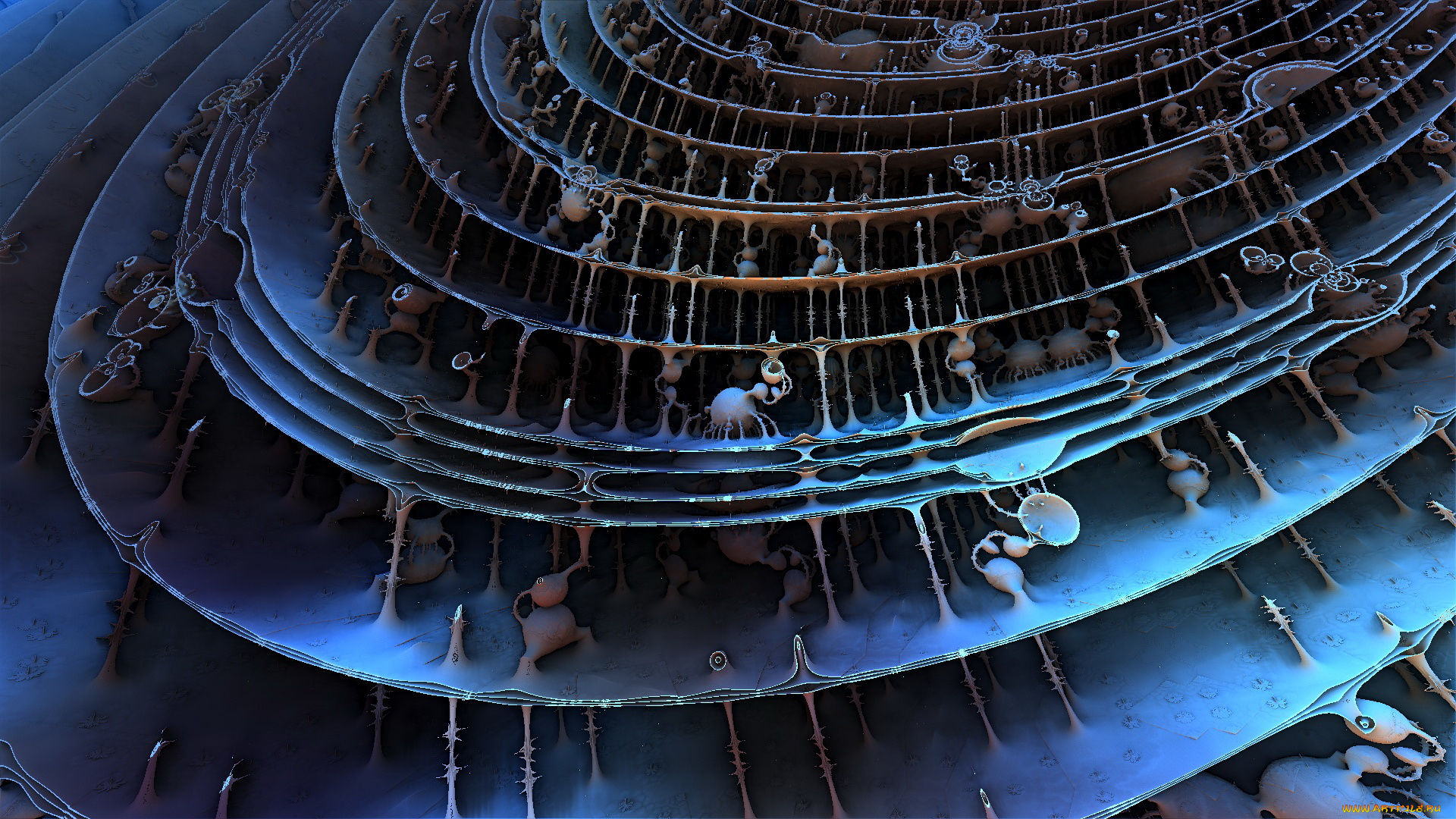 3д, графика, fractal, фракталы, цвета, узор, фон