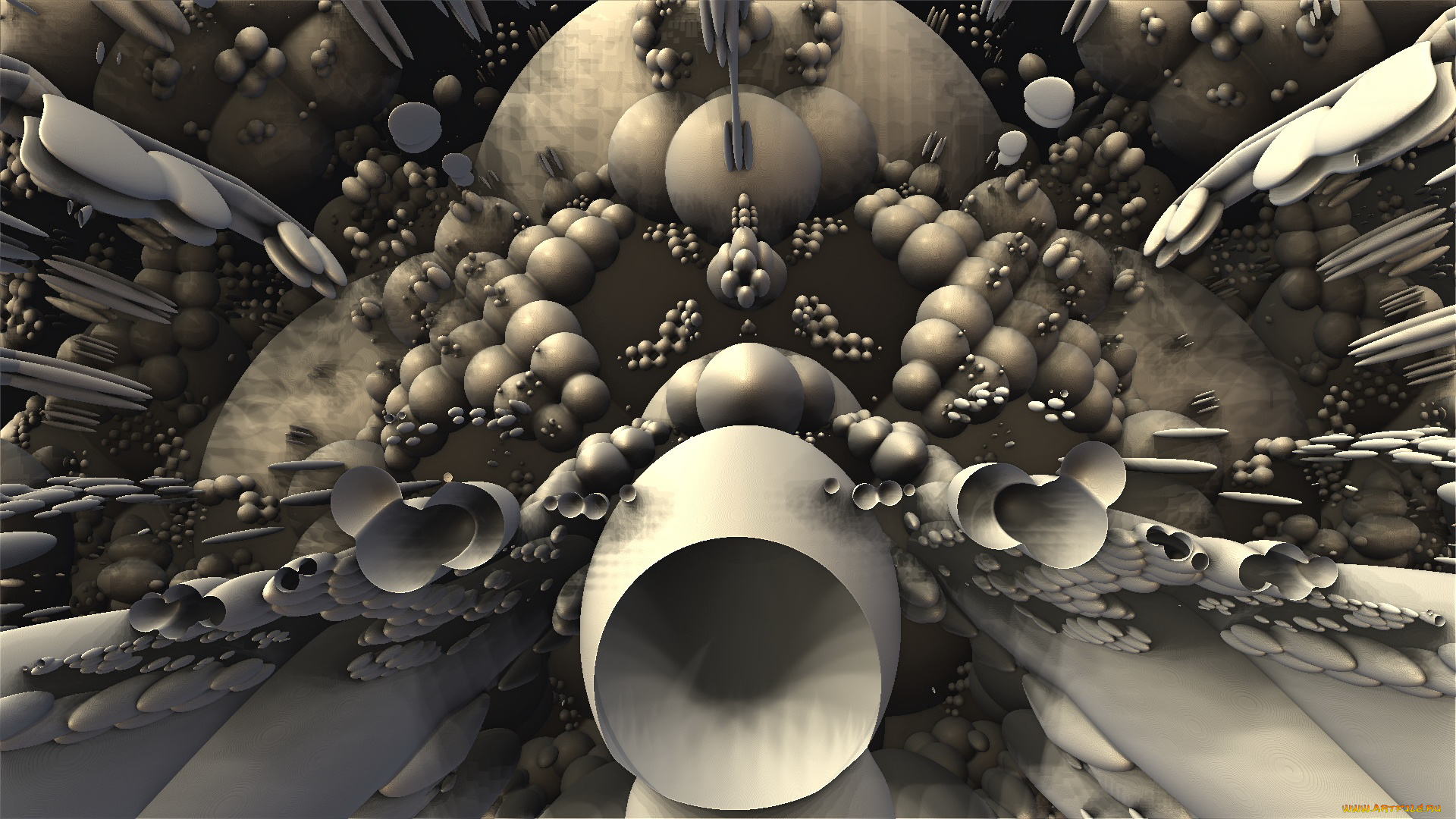 3д, графика, fractal, фракталы, узор, фон, цвета