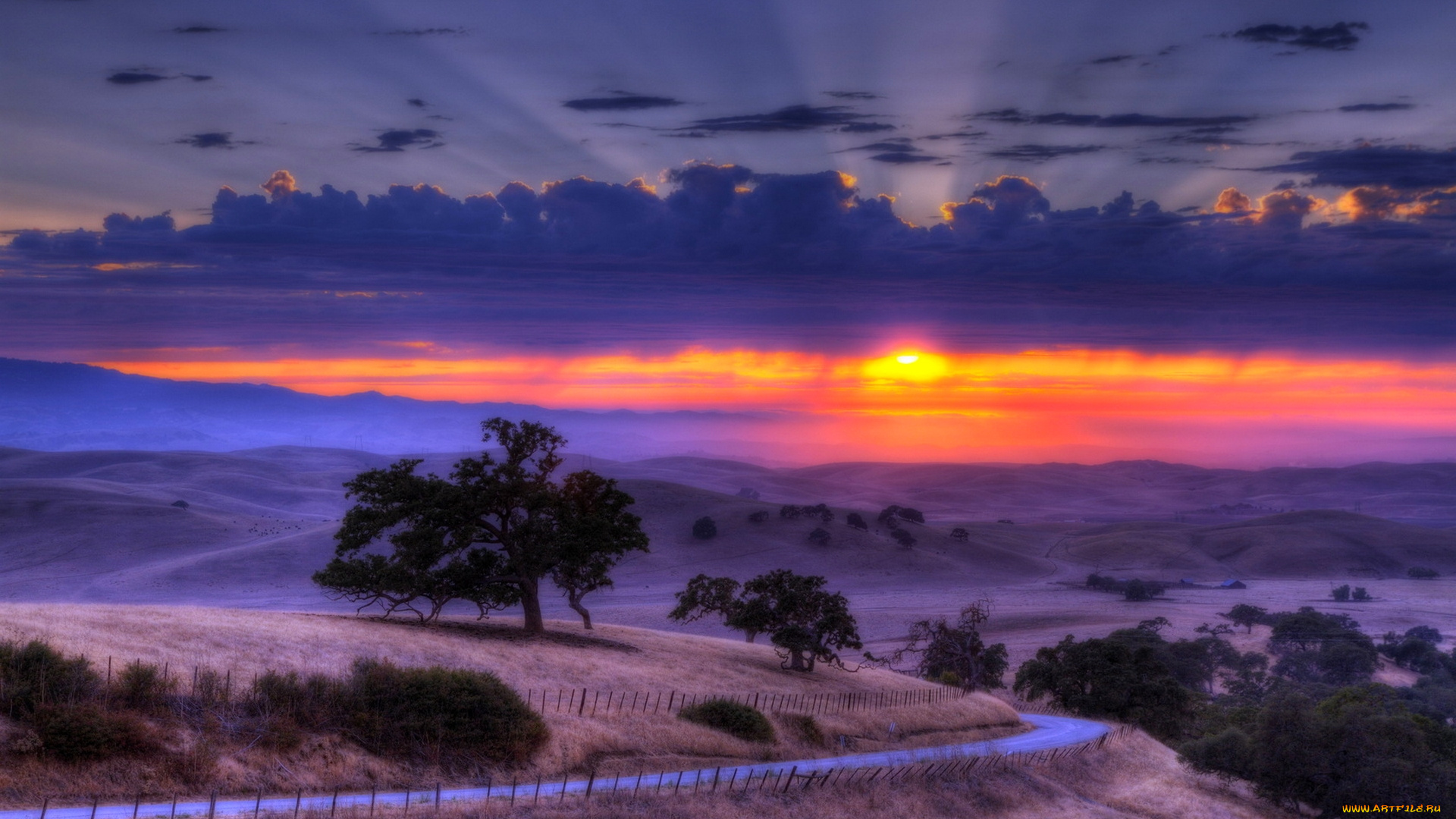 gorgeous, sunset, природа, восходы, закаты, закат, волшебный