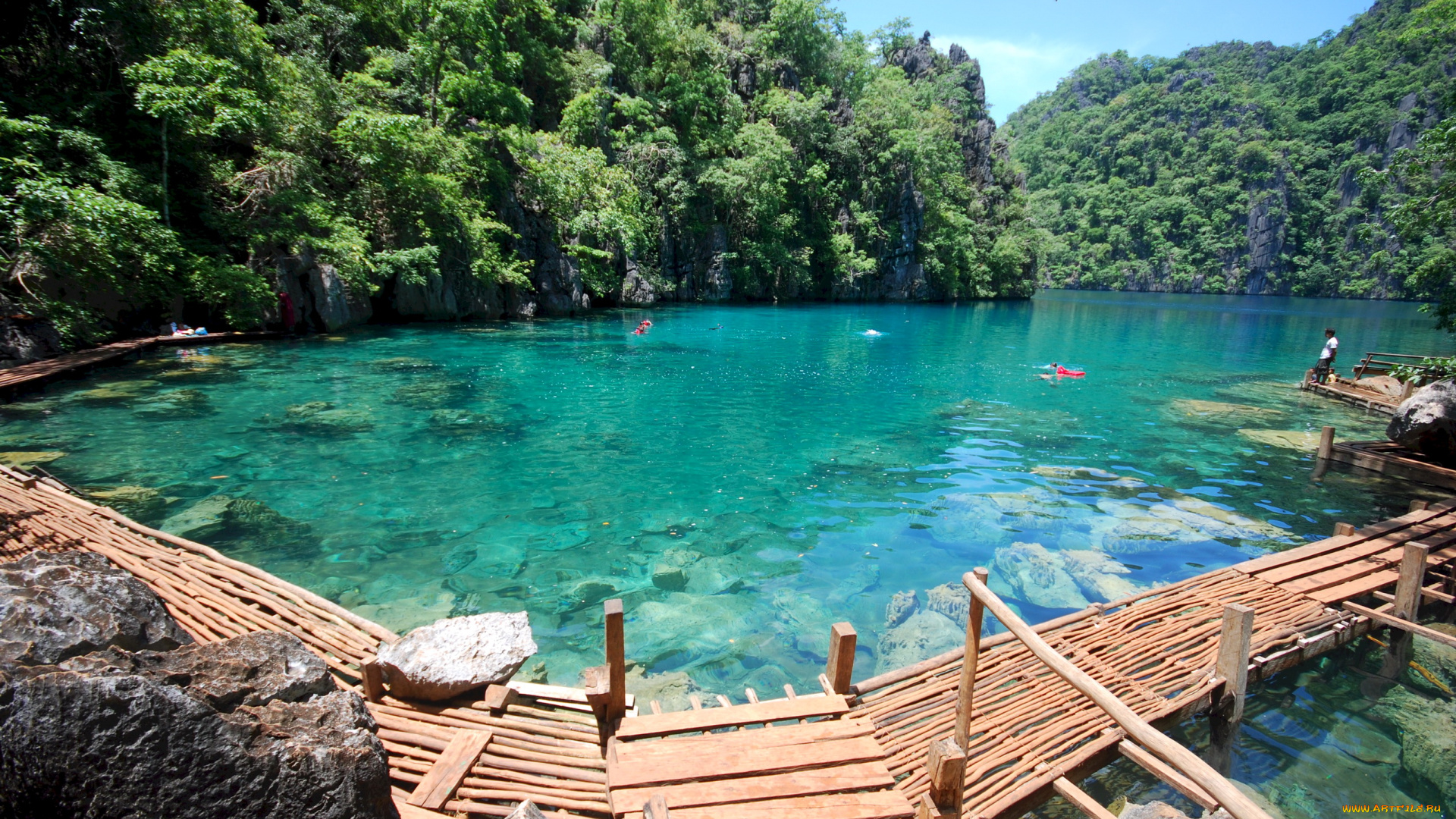 кayangan, lake, palawan, islands, филиппины, природа, реки, озера, озеро, тропики