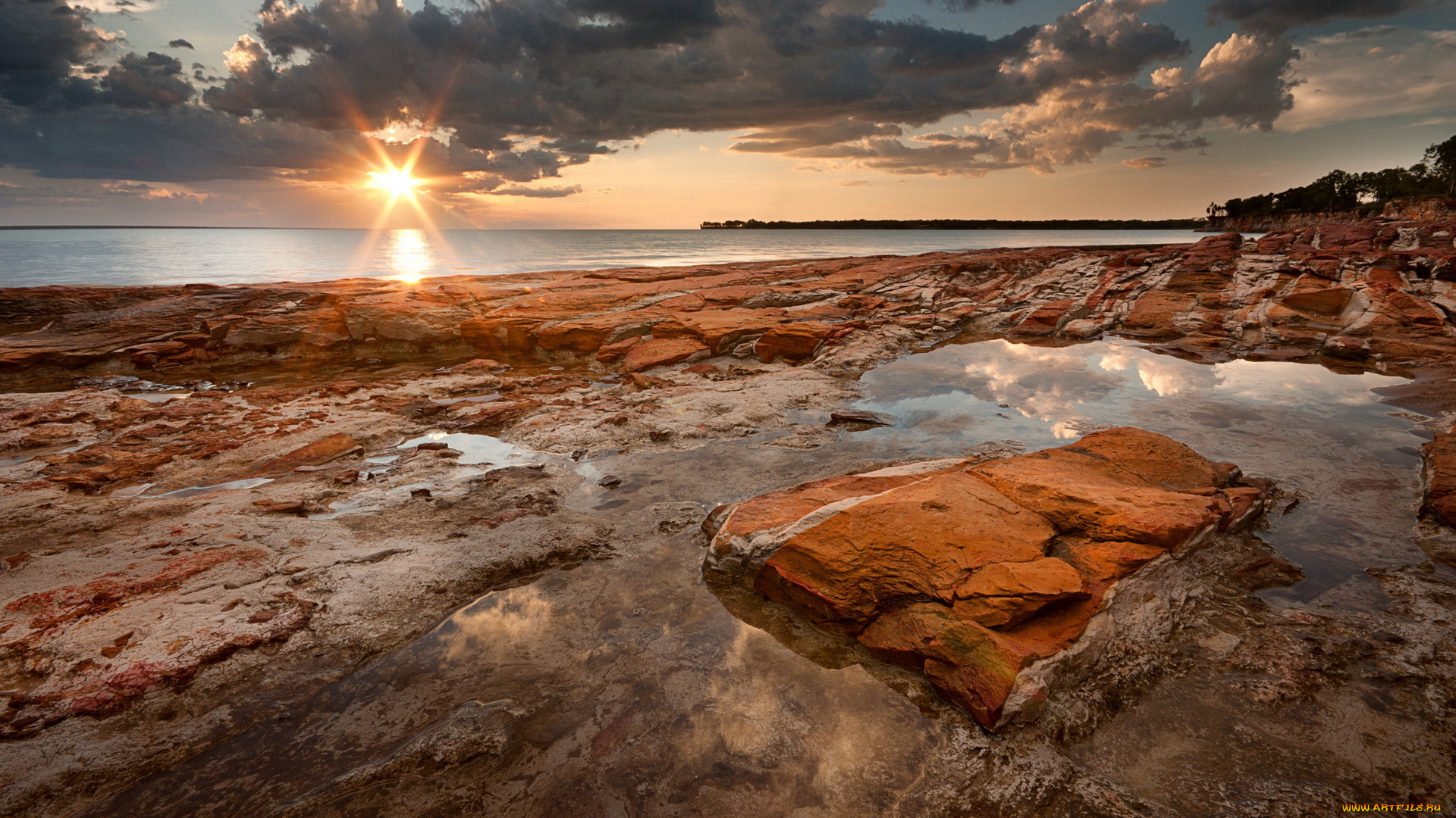 природа, восходы, закаты, море, побережье, закат, камни