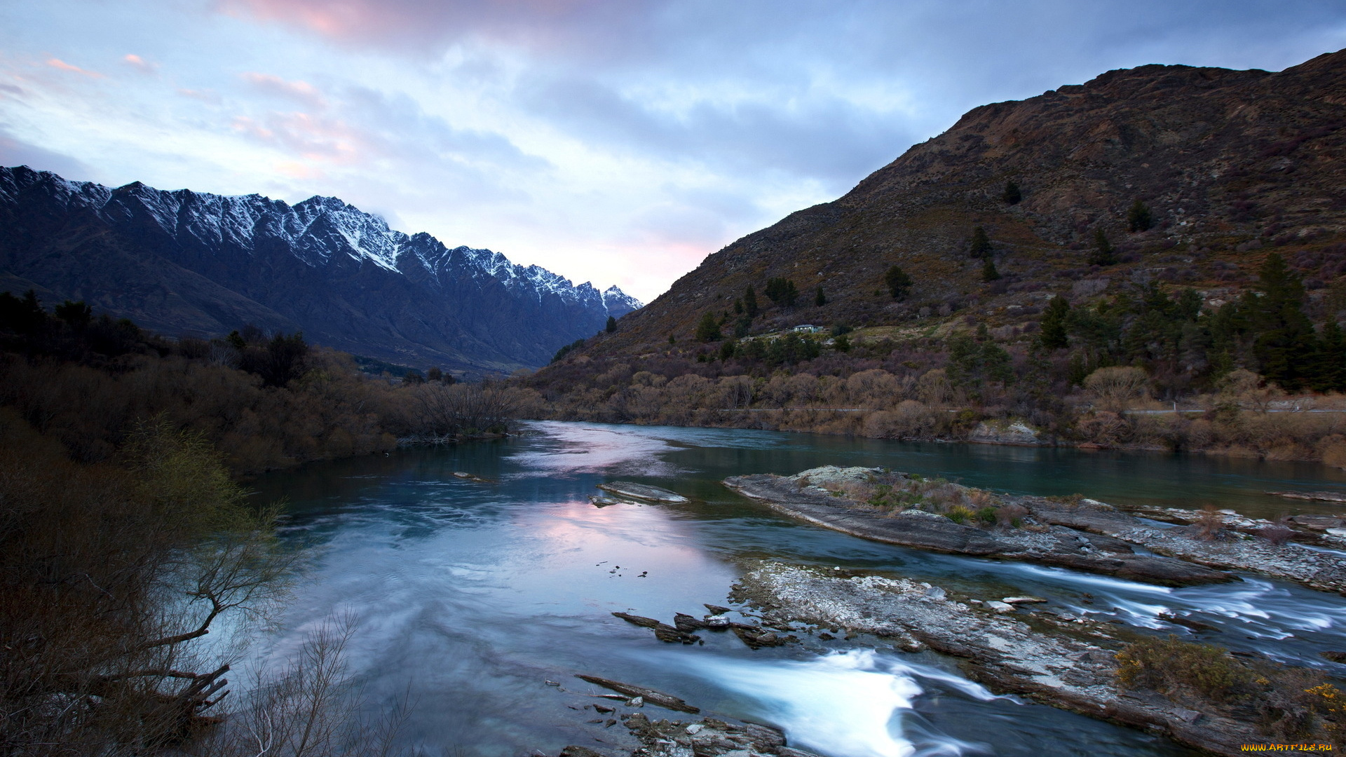 river, природа, реки, озера, стремнина, мели, река, горы