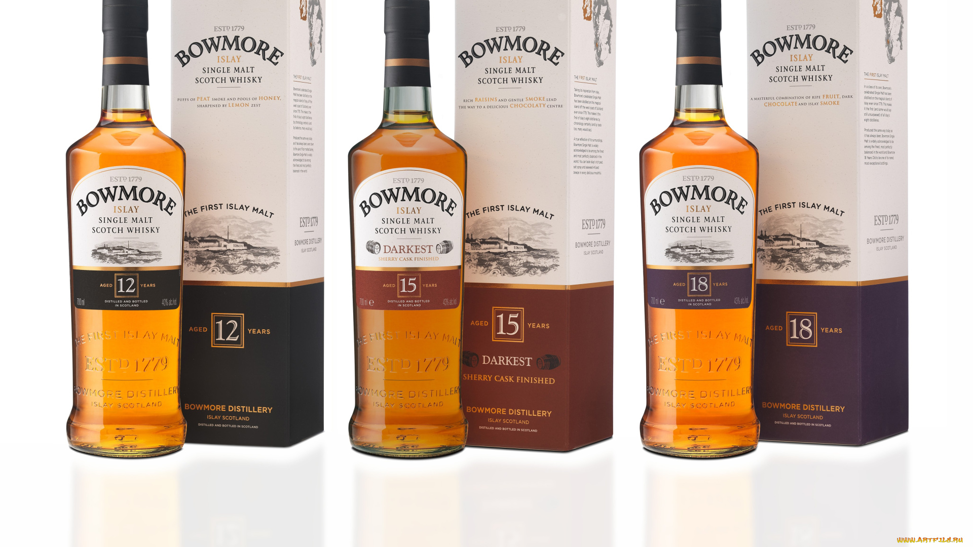 whisky, бренды, bowmore, виски, напитки