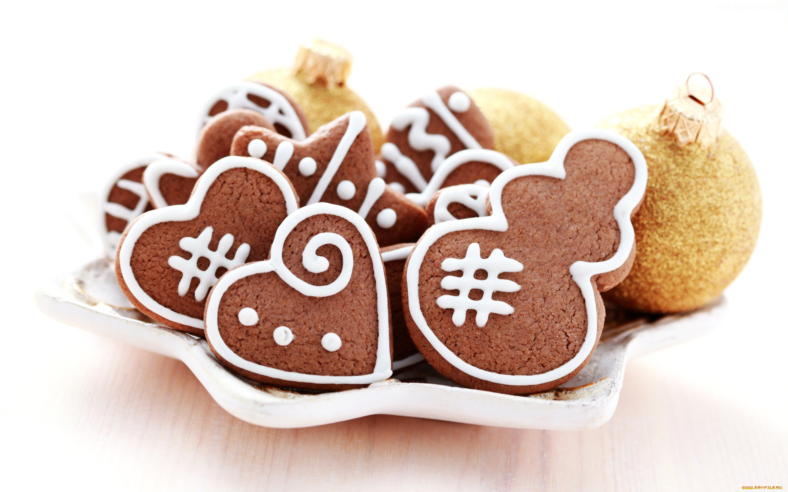 праздничные, угощения, праздник, печенье, шарики