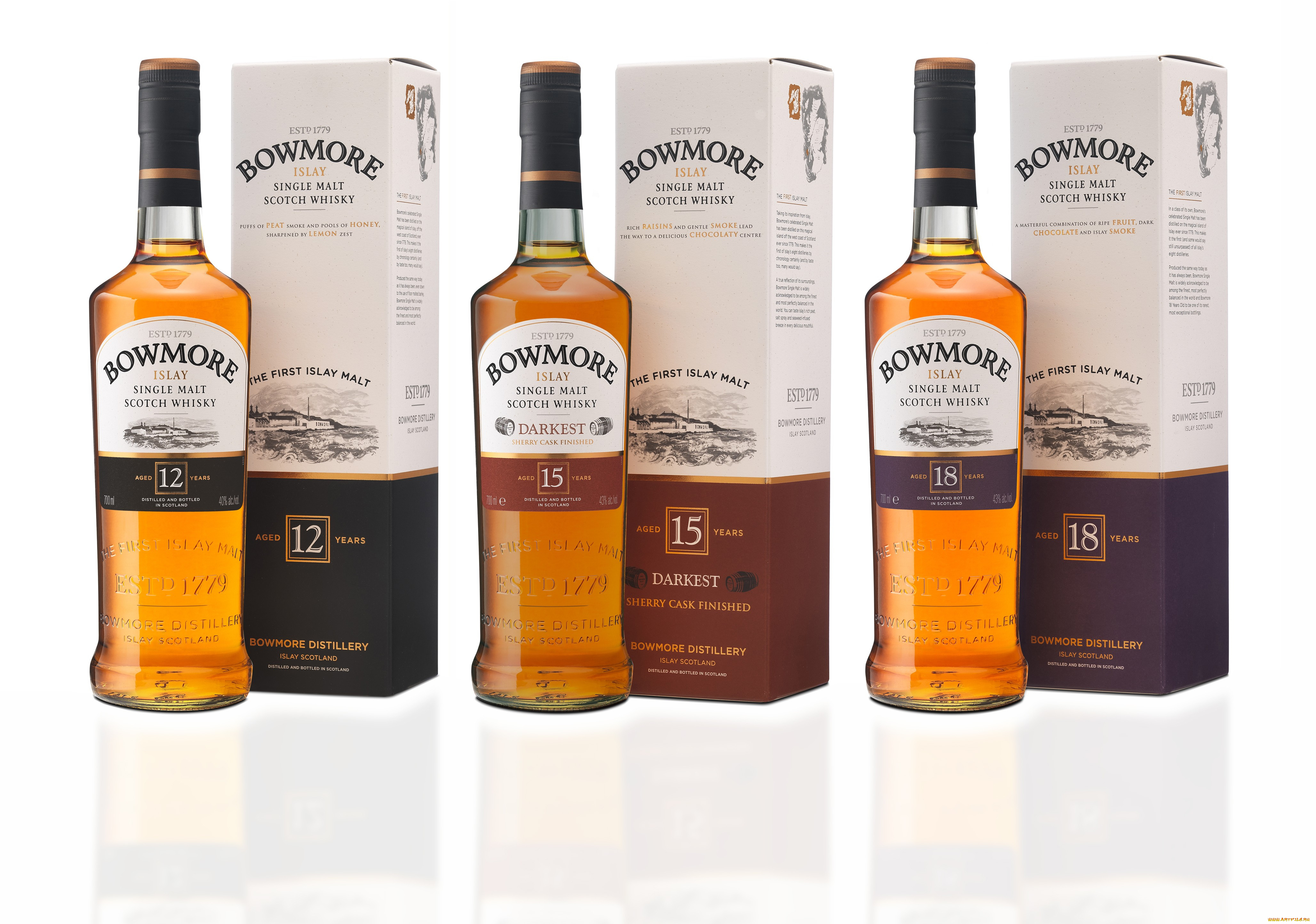 whisky, бренды, bowmore, виски, напитки