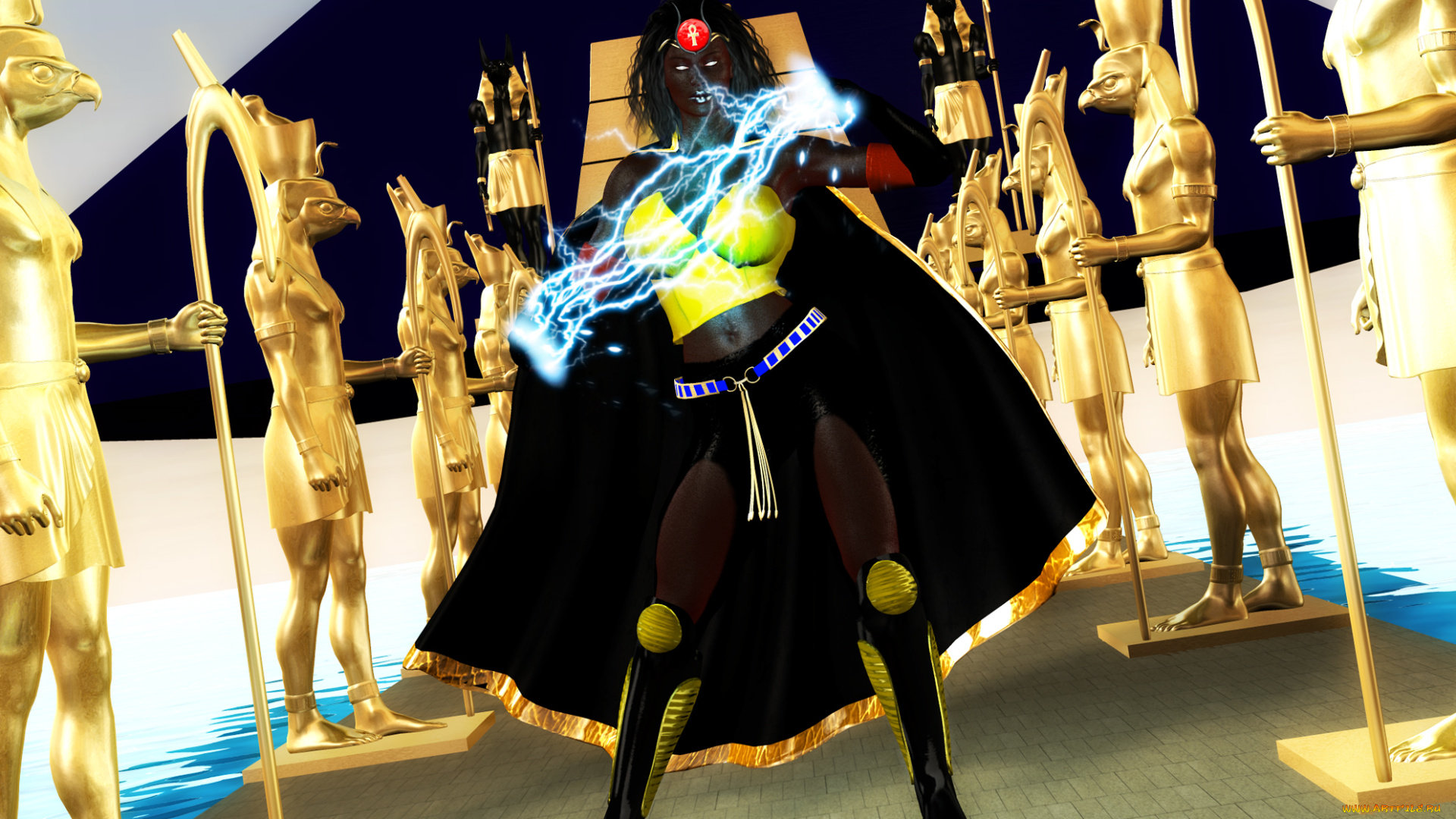 3д, графика, фантазия, , fantasy, девушка, магия