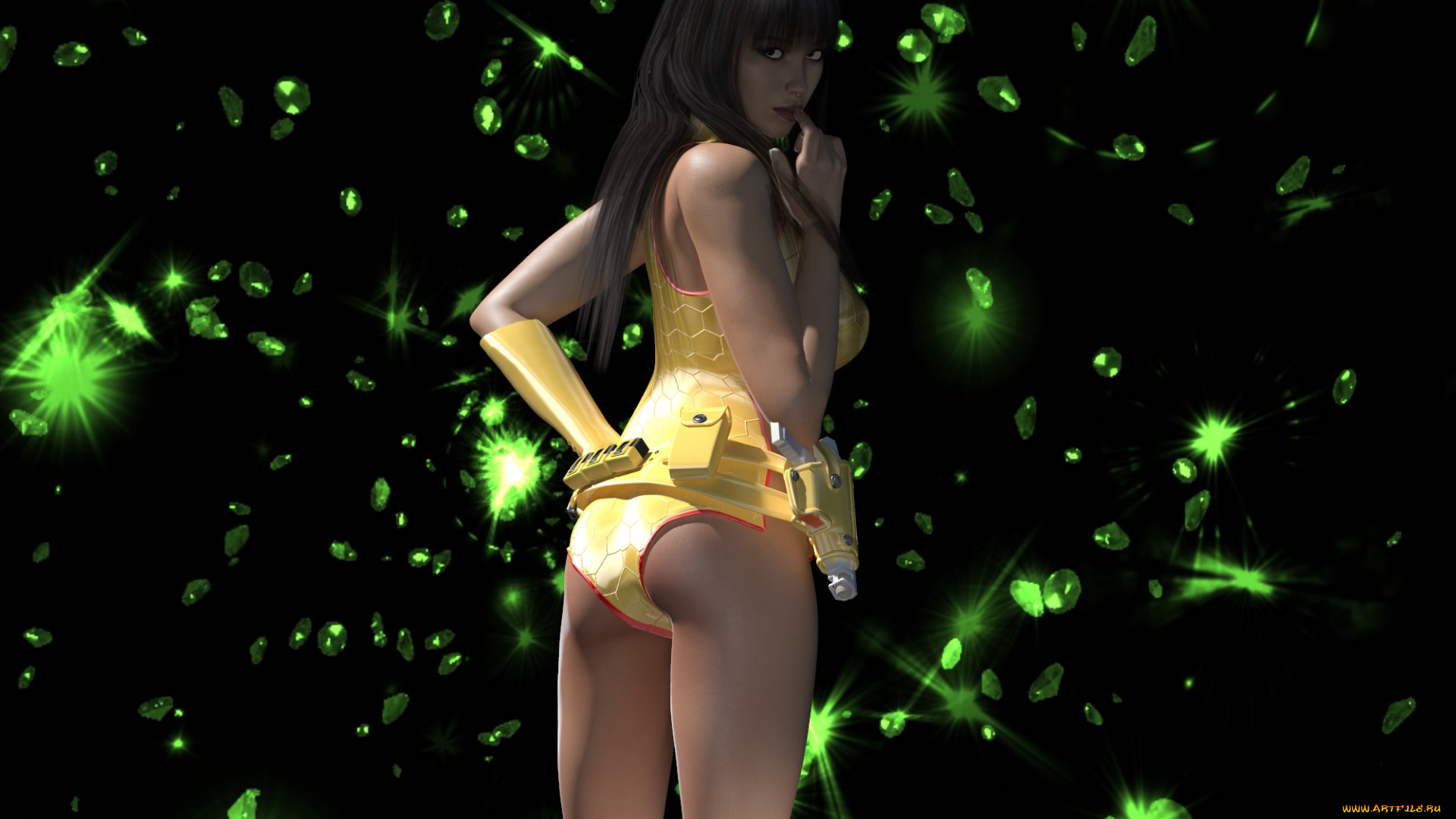 3д, графика, люди, , people, взгляд, девушка, фон