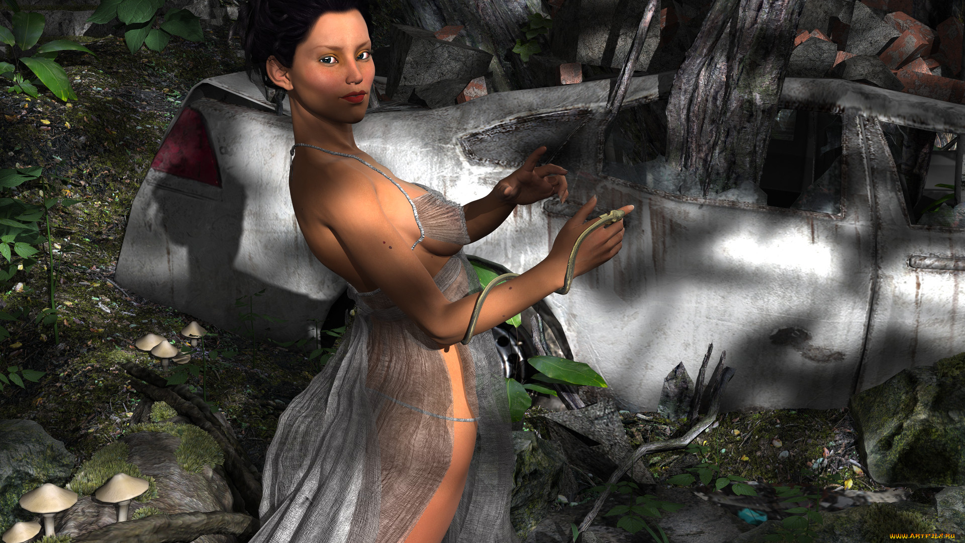 3д, графика, люди, , people, взгляд, девушка