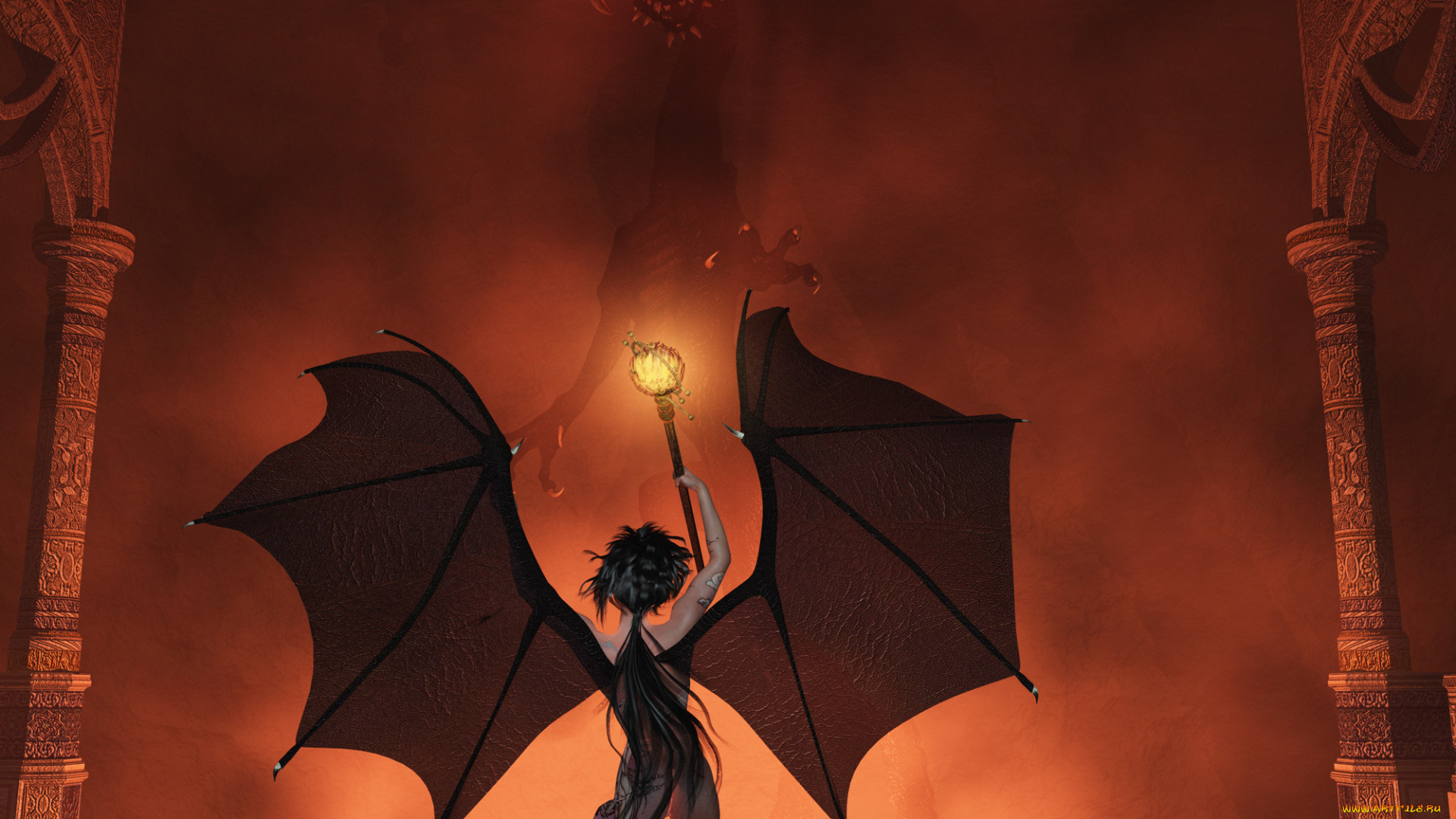 3д, графика, существа, , creatures, демоны