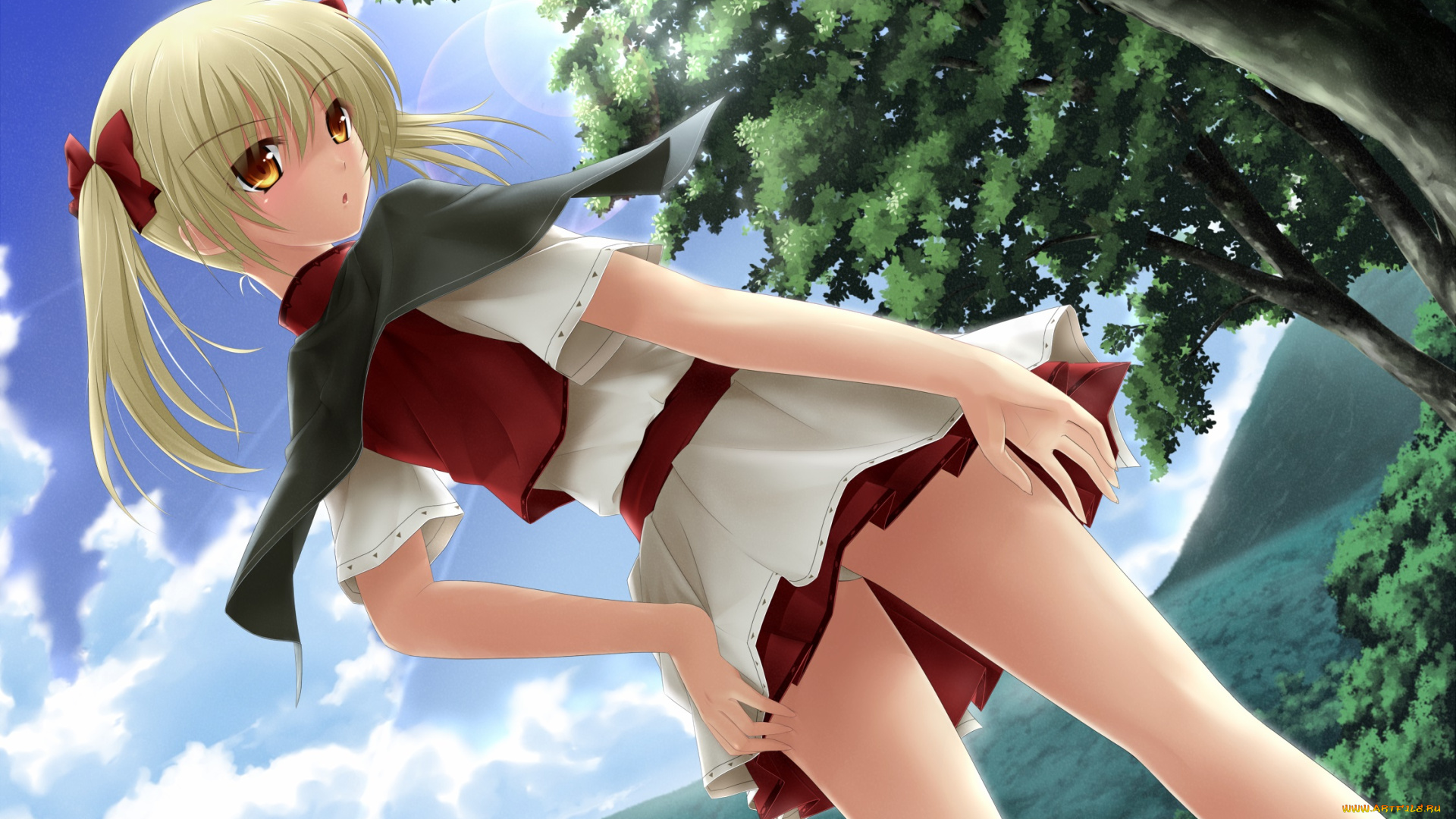 аниме, *unknown, , другое, волосы, девушка, взгляд