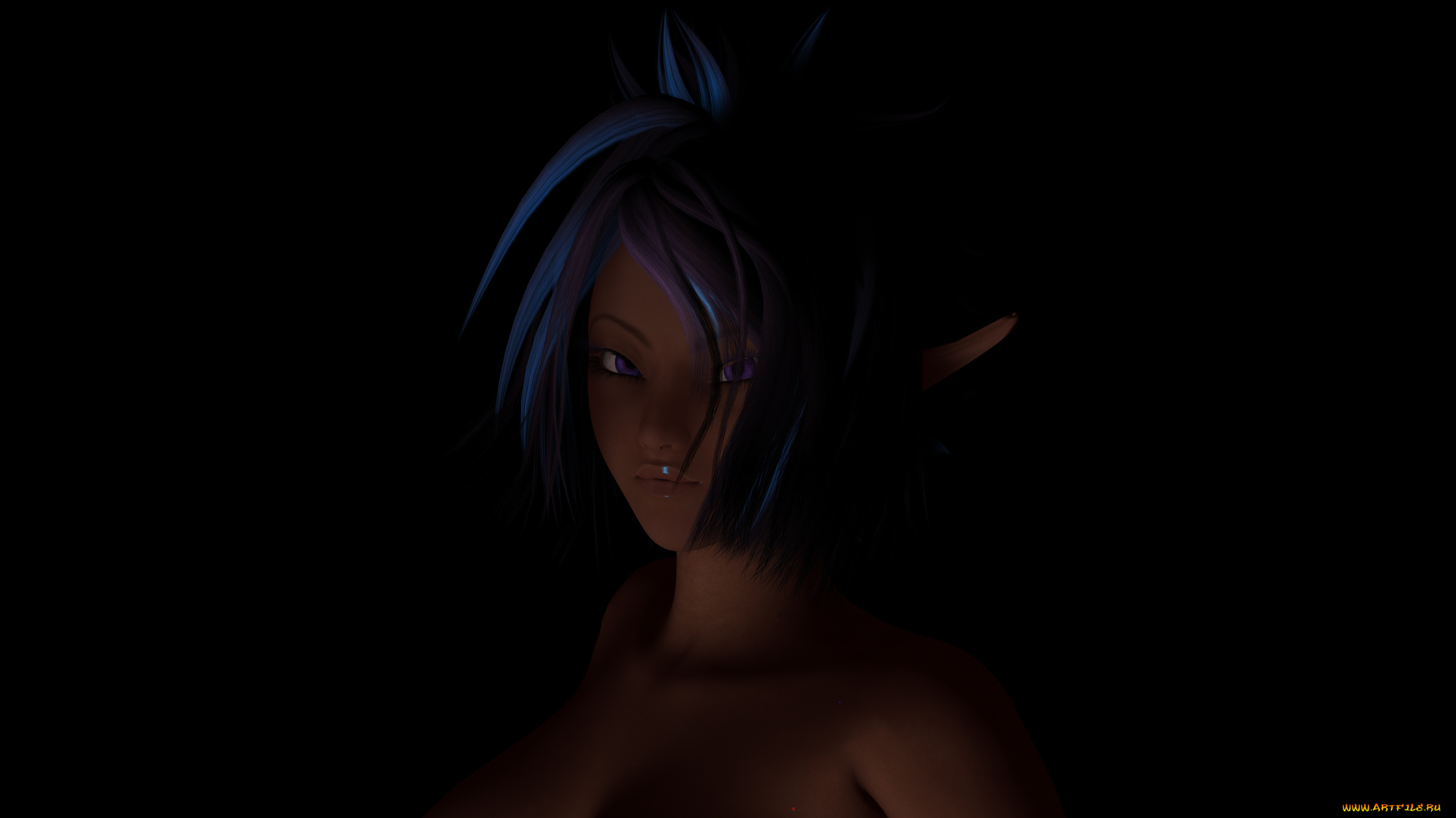 daz, kairi, 3д, графика, эльфы, , elves, эльфийка, фон