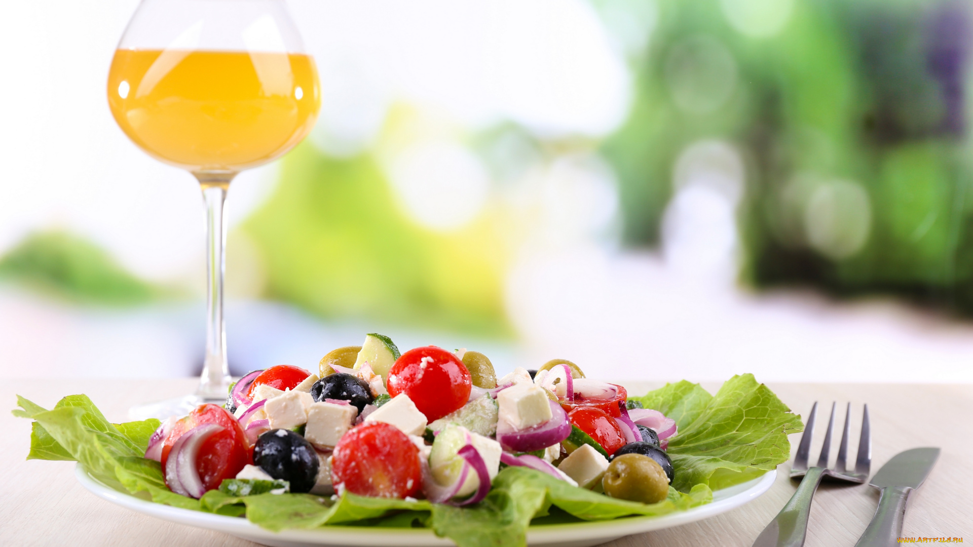 еда, салаты, , закуски, glass, of, wine, salad, вино, бокал, салат