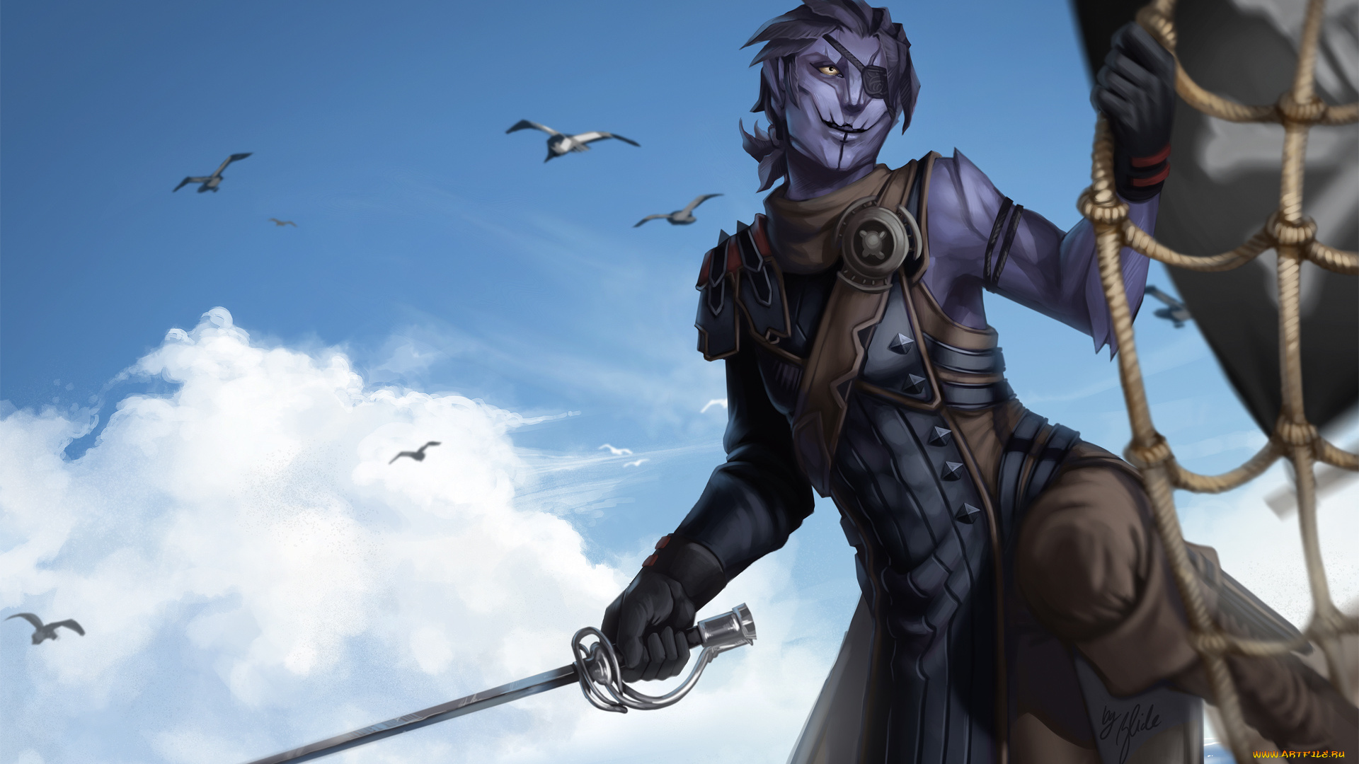 фэнтези, существа, пират