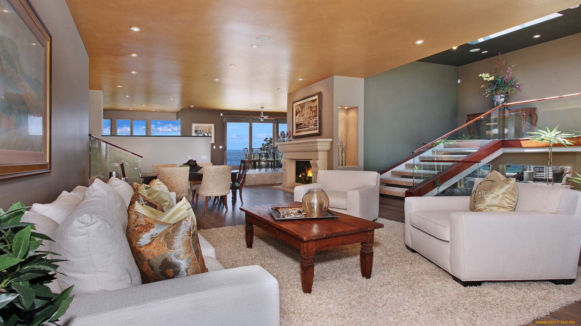 интерьер, гостиная, living, room, стиль, стол, мебель, style, table, furniture