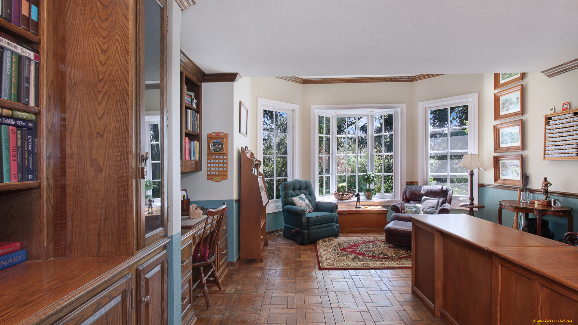 интерьер, кабинет, , библиотека, , офис, дизайн, стиль, мебель