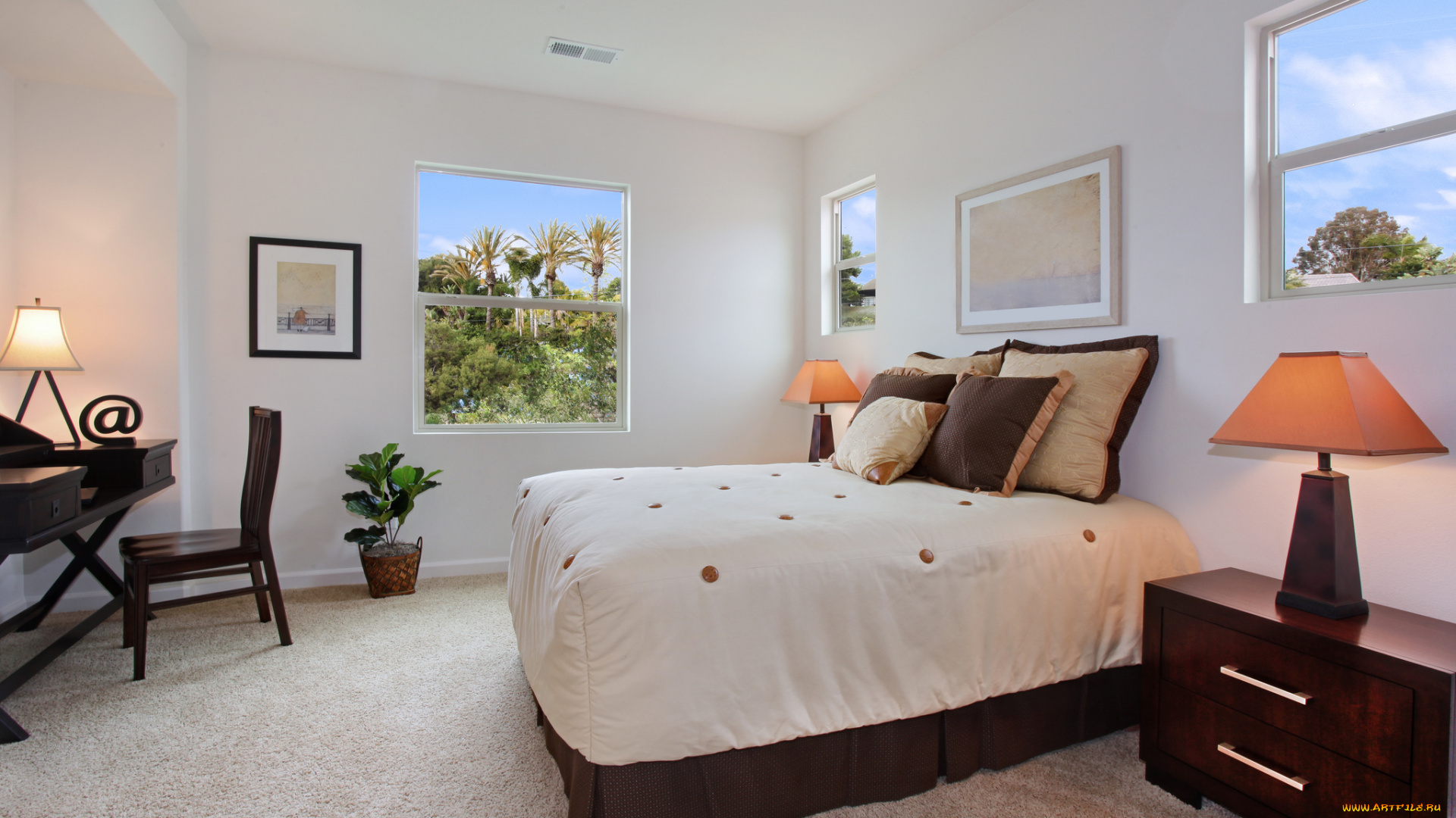 интерьер, спальня, дизайн, стиль, мебель, столовая