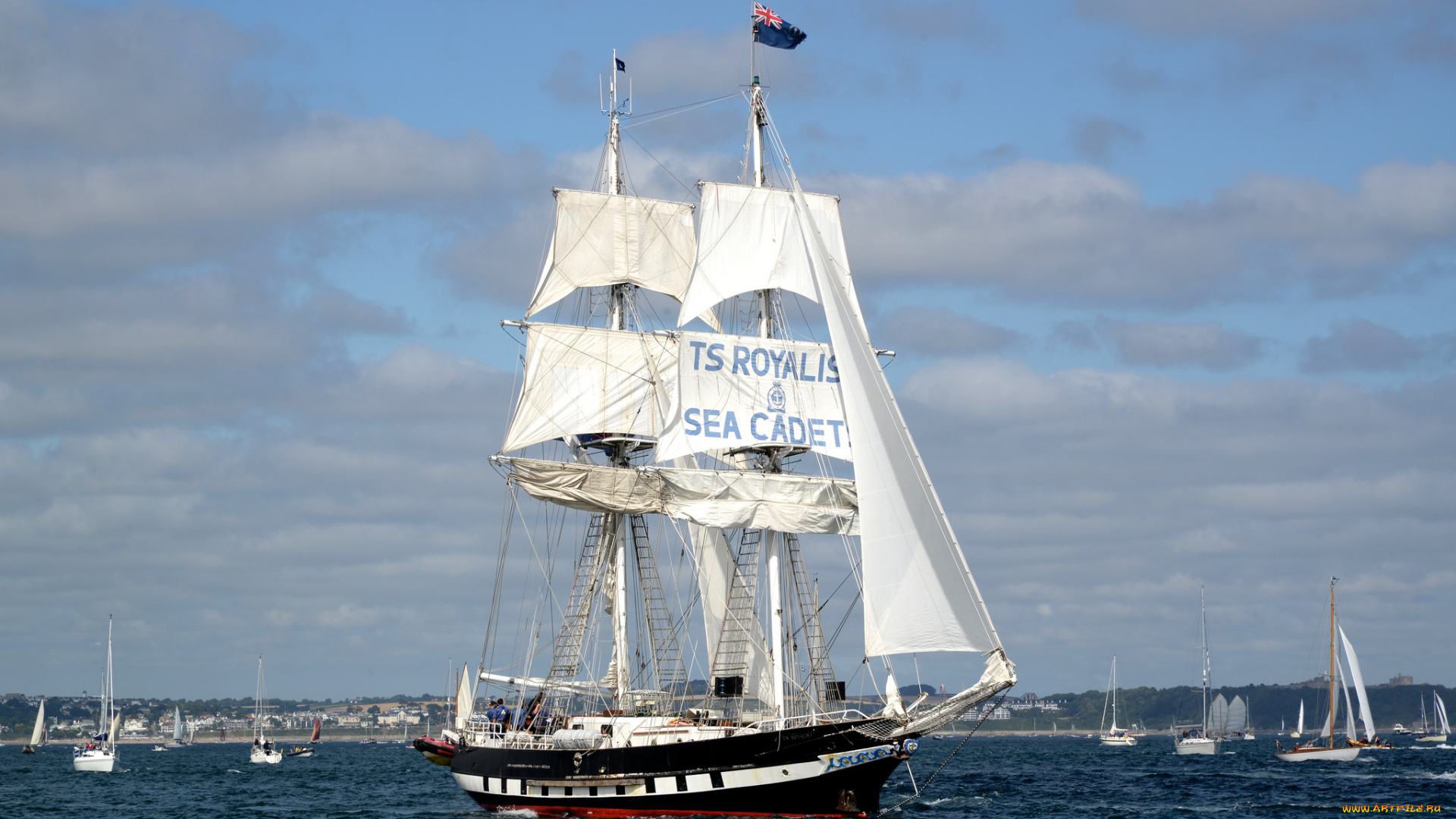 корабли, парусники, море, sailing, sea, парусник