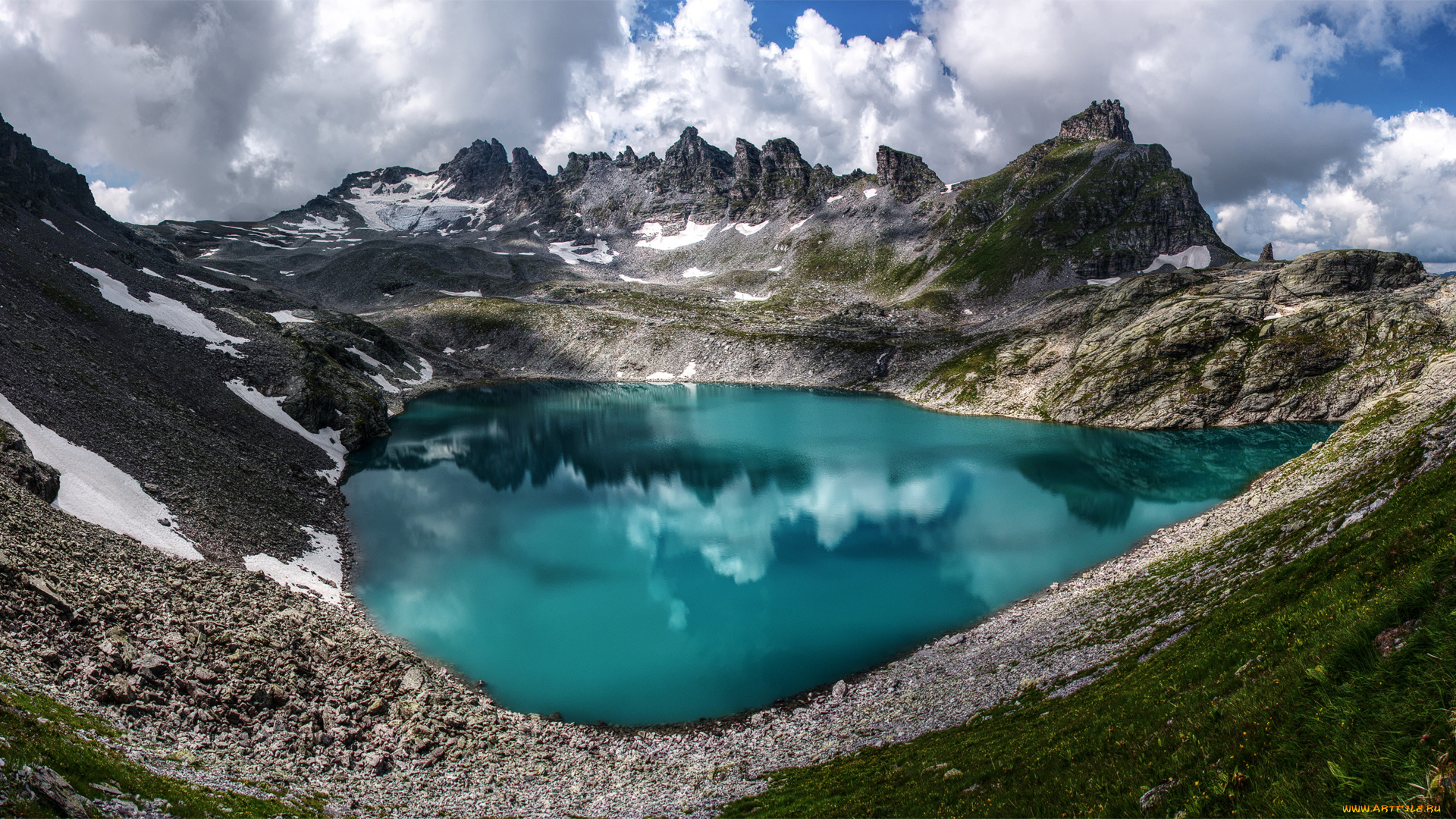 природа, реки, озера, скалы, камни, озеро, альпы, горы