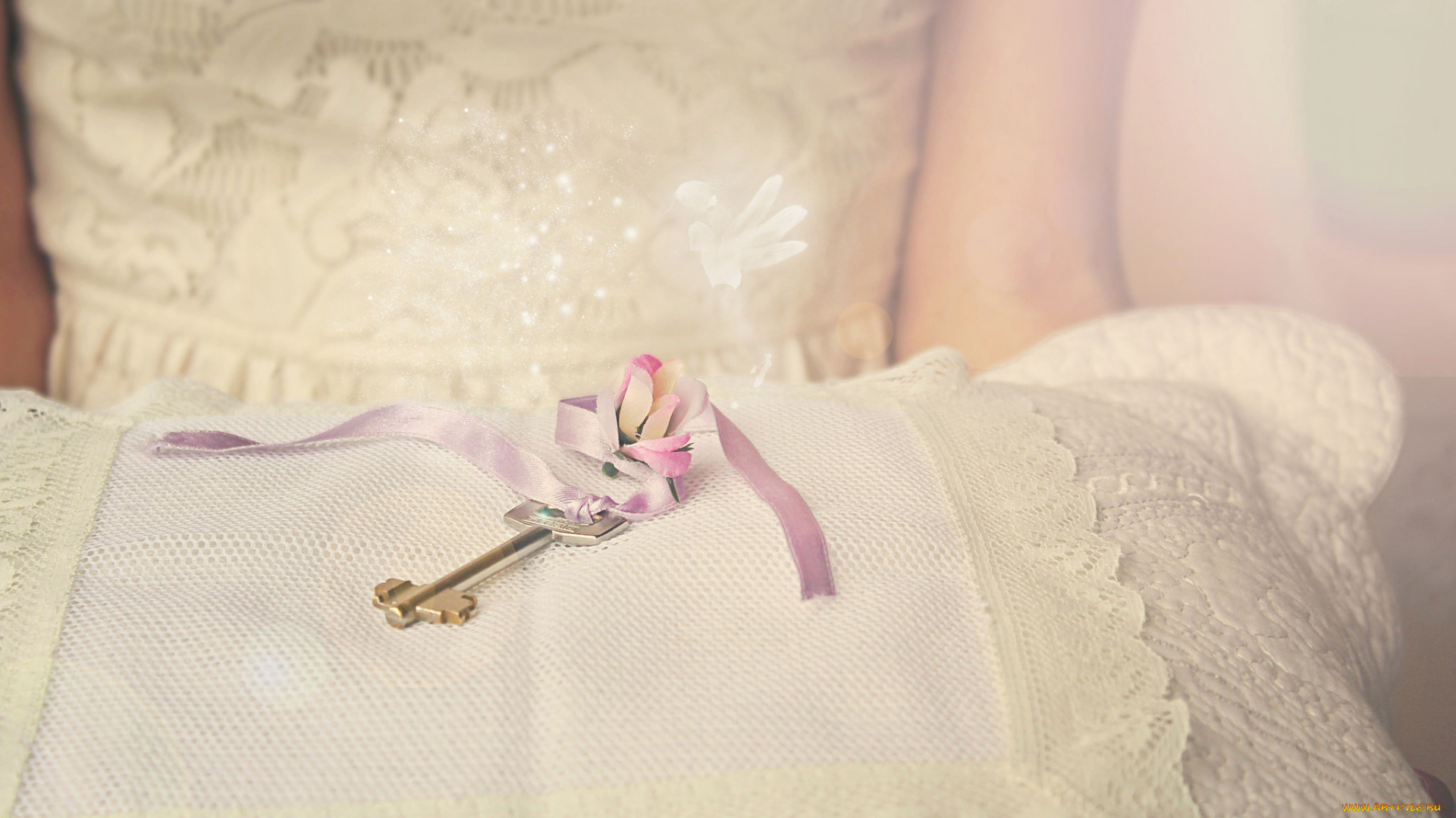 разное, ключи, , замки, , дверные, ручки, цветок, лента, ключик, подушка