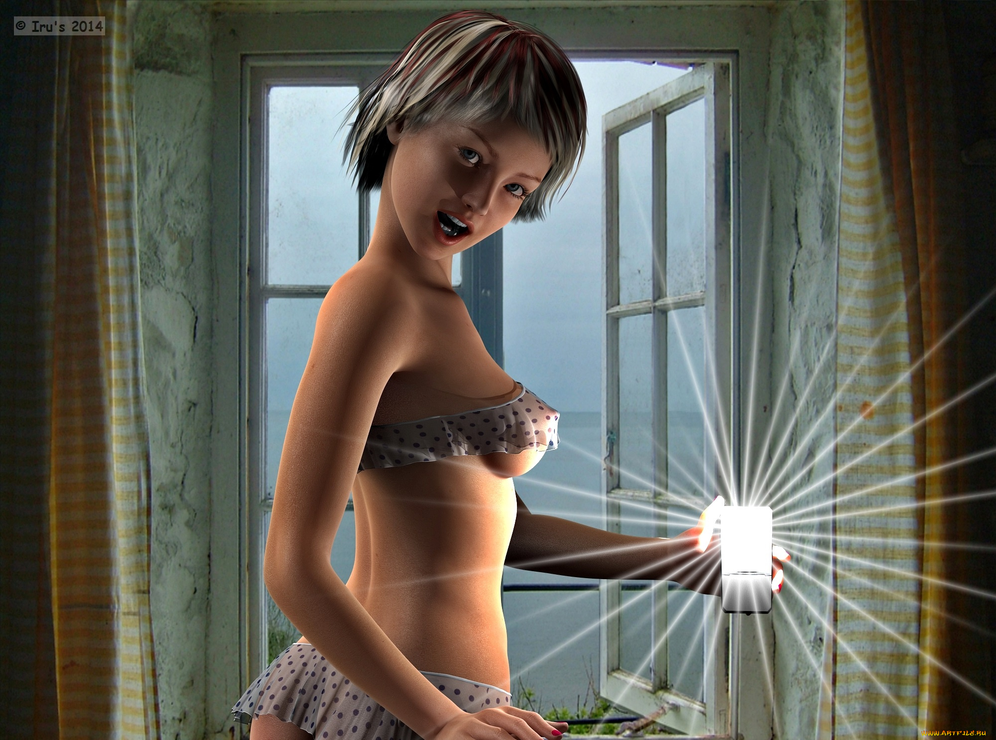 3д, графика, люди, , people, девушка, взгляд