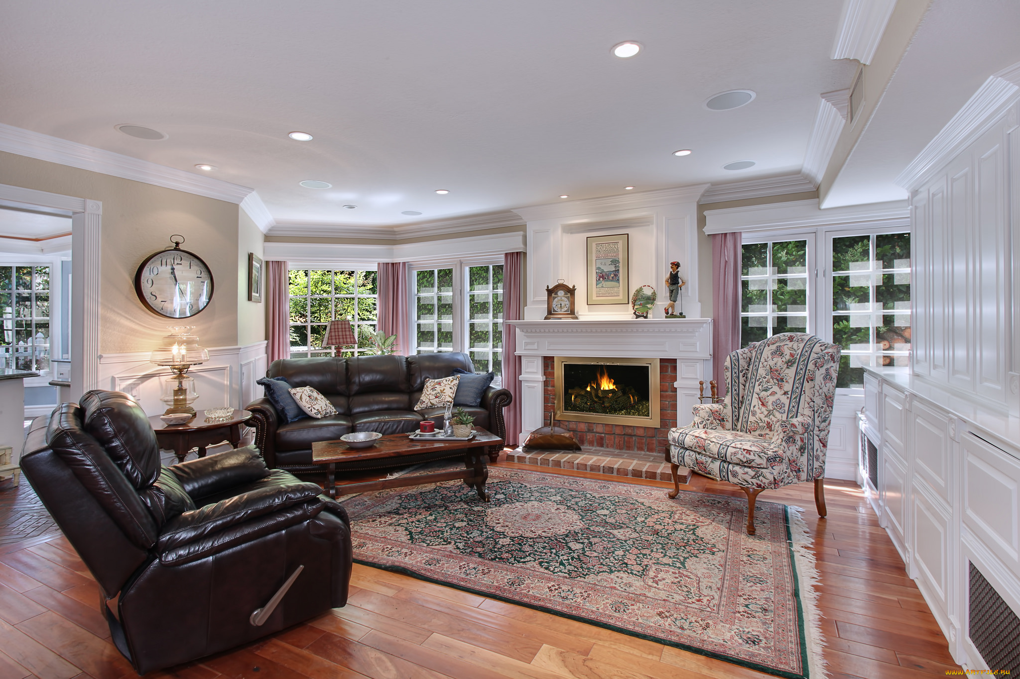 интерьер, гостиная, мебель, дизайн, оформление, цветы