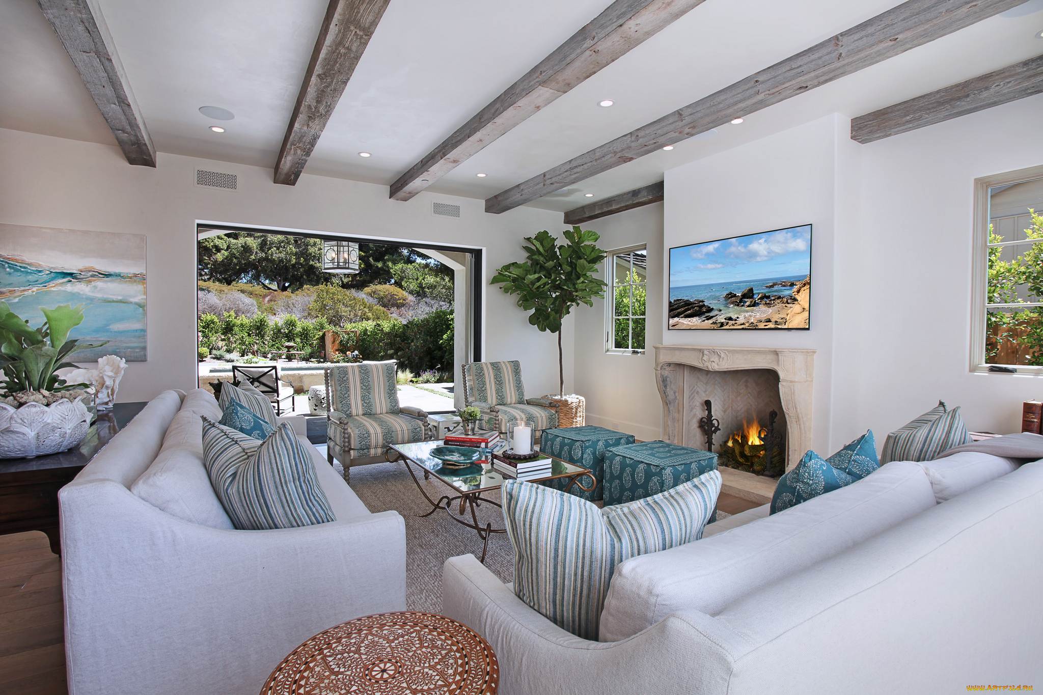 интерьер, гостиная, стол, мебель, living, room, стиль, style, table, furniture