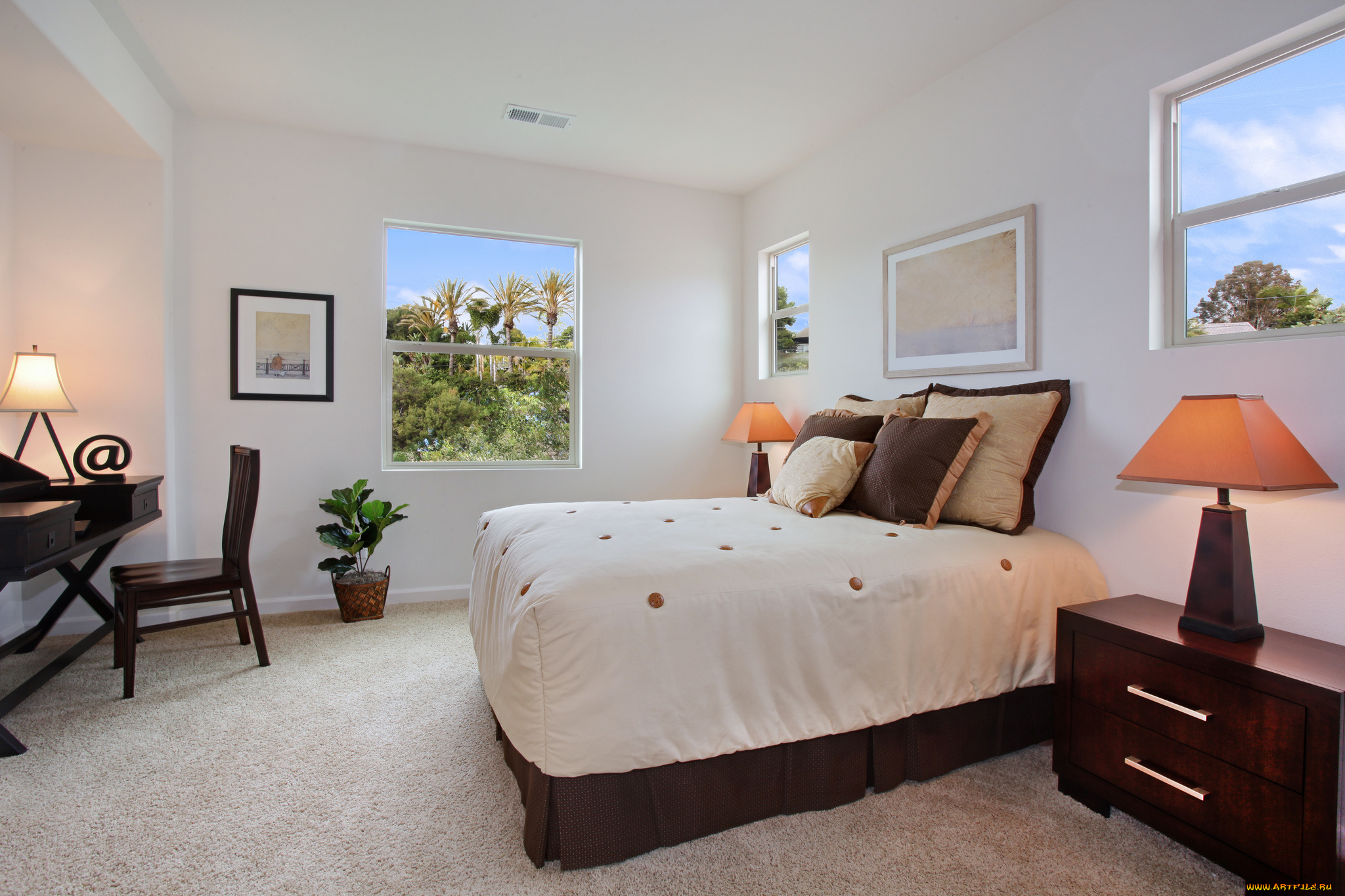 интерьер, спальня, дизайн, стиль, мебель, столовая