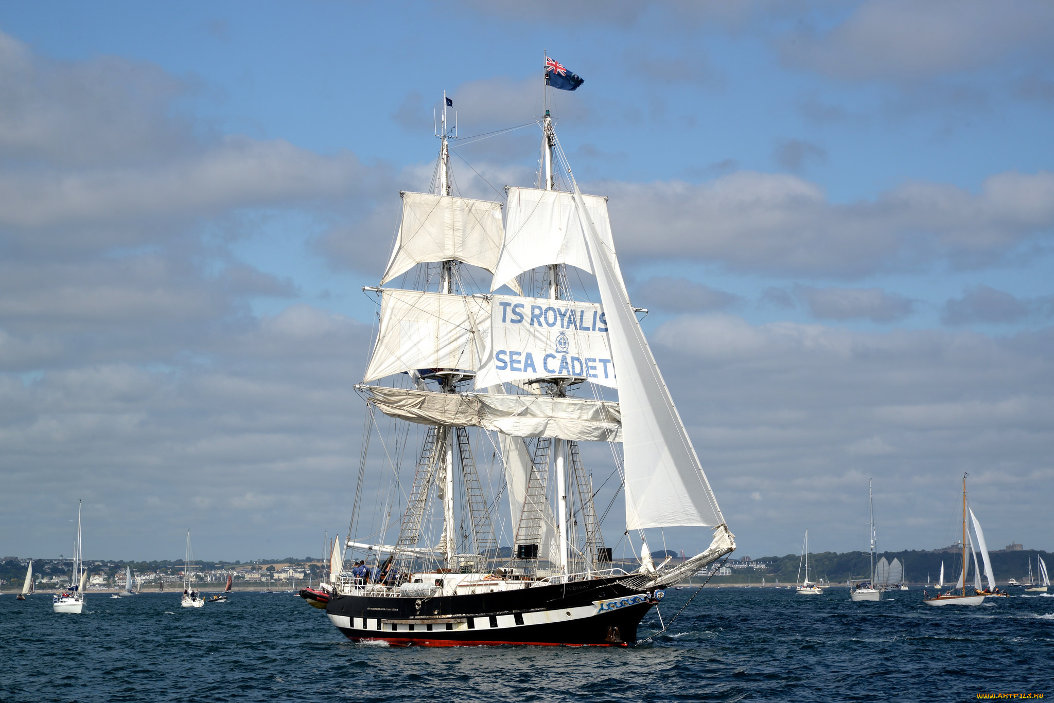 корабли, парусники, море, sailing, sea, парусник