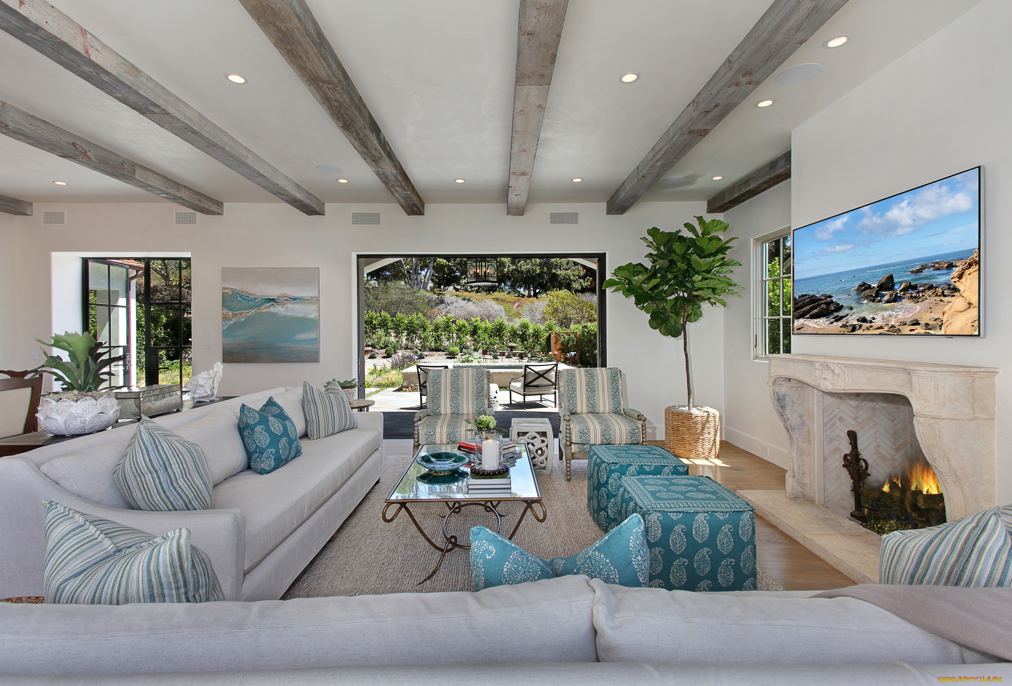 интерьер, гостиная, living, room, стиль, стол, мебель, style, table, furniture