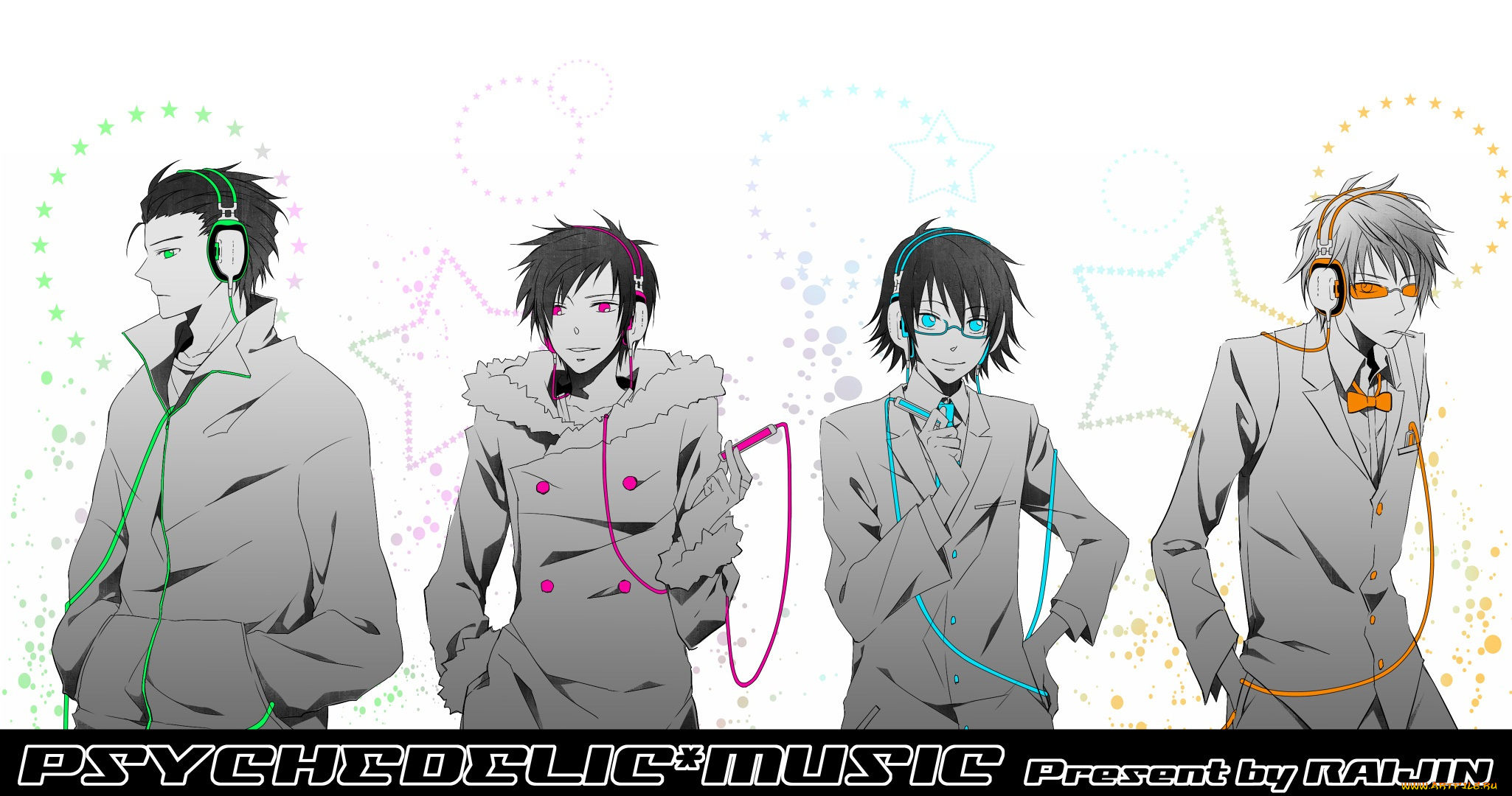 аниме, dyurarara, парни, арт, персонажи, дюрарара