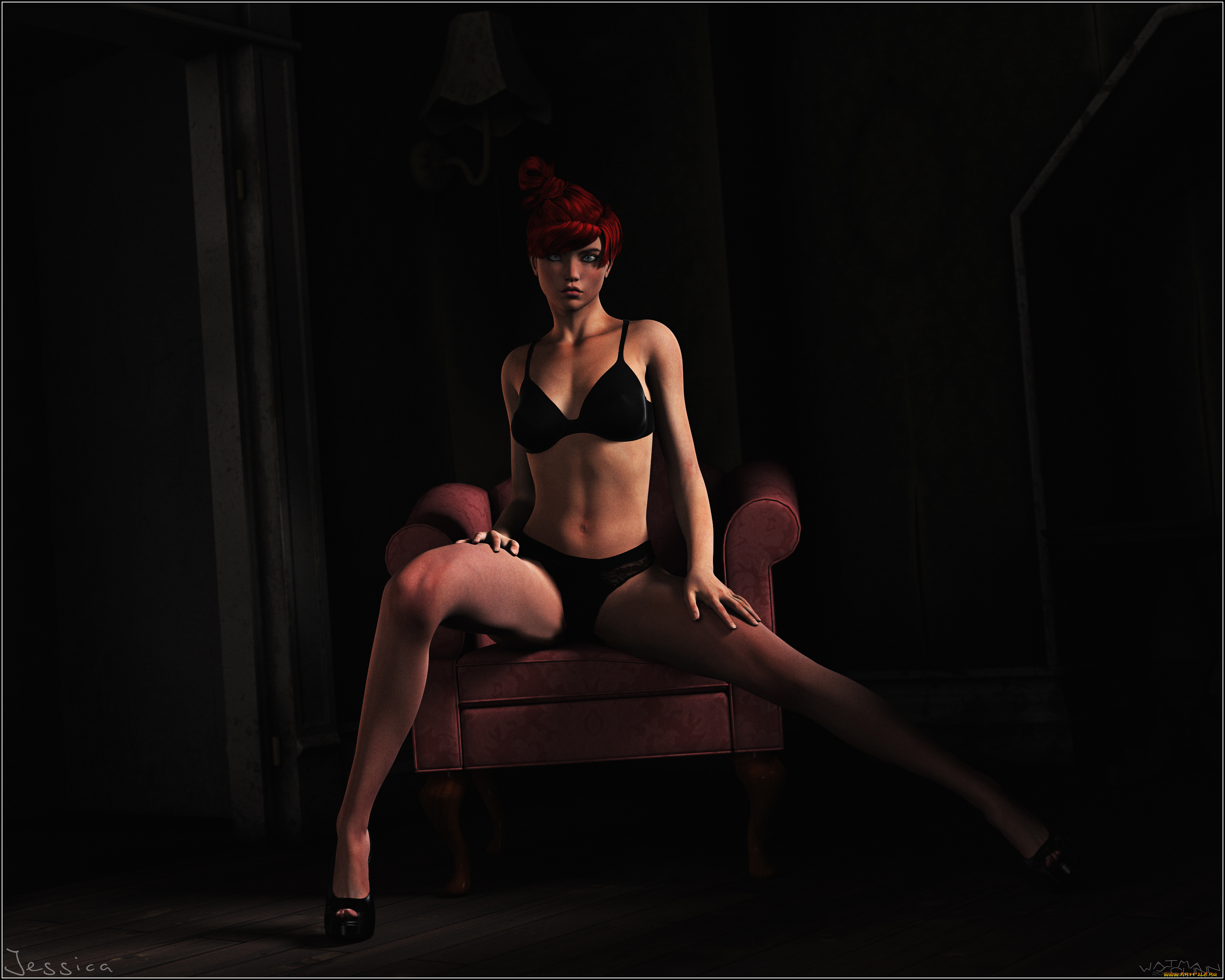 3д, графика, люди, , people, девушка, фон, взгляд