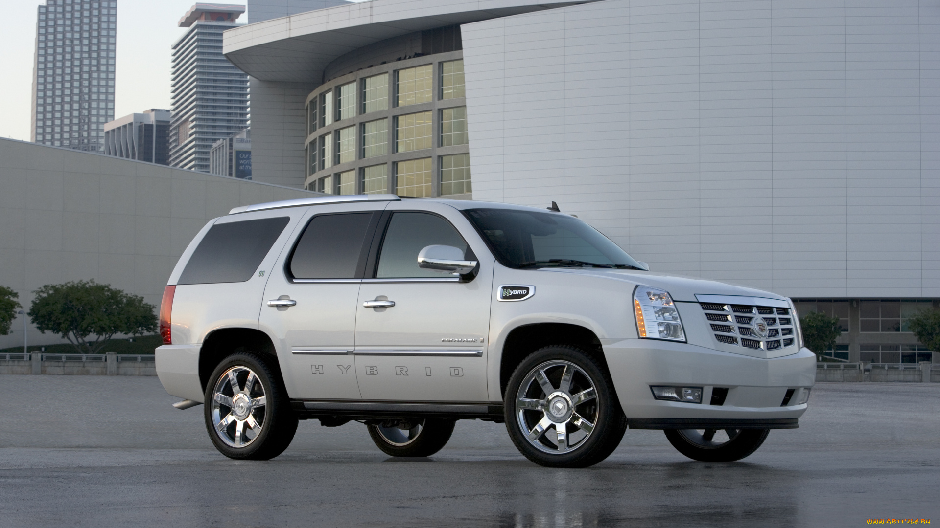 автомобили, cadillac, escalade, hybrid
