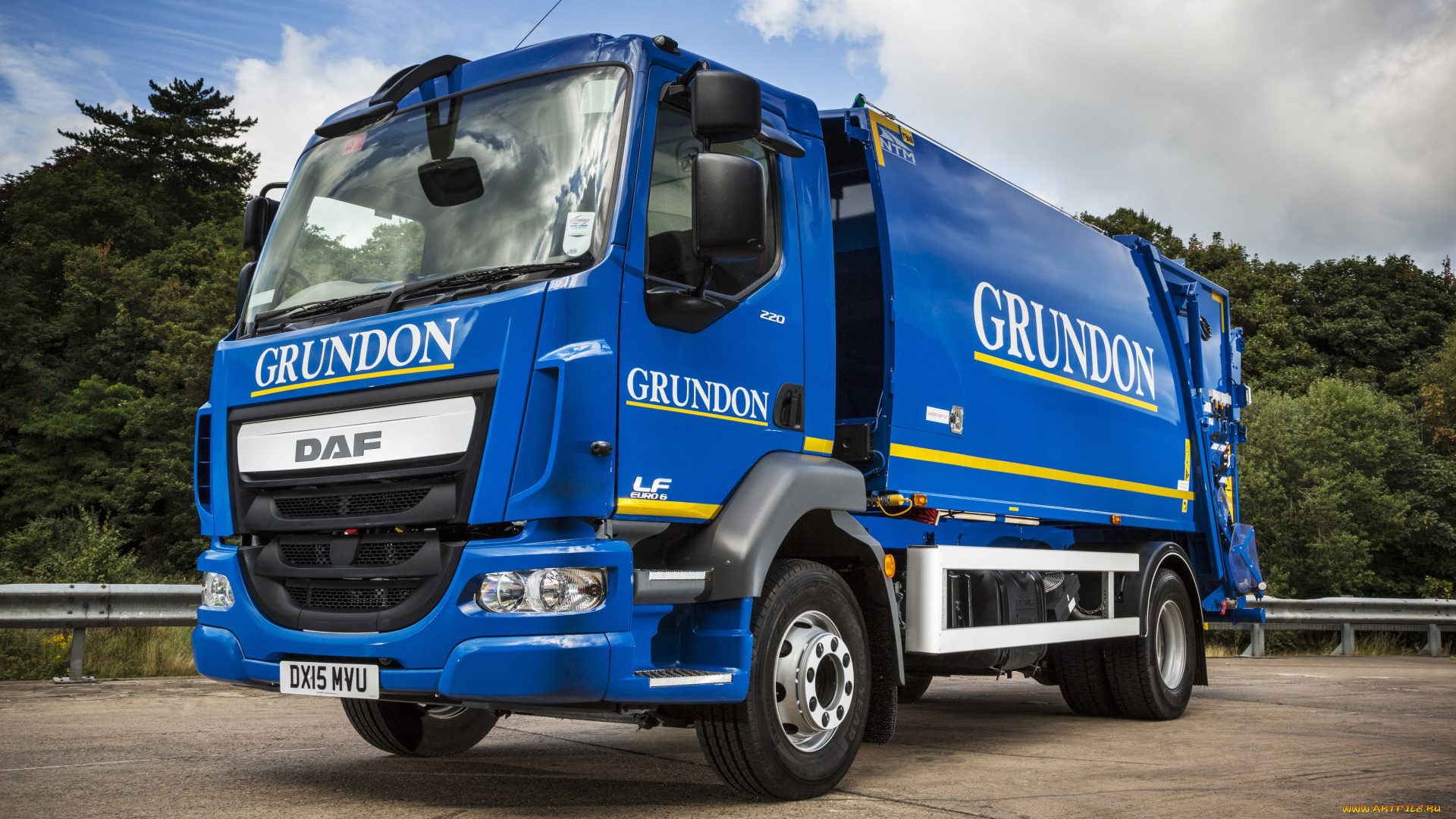 автомобили, мусоровозы, uk-spec, rolloffcon, day, cab, 4x2, fa, lf, 220, daf