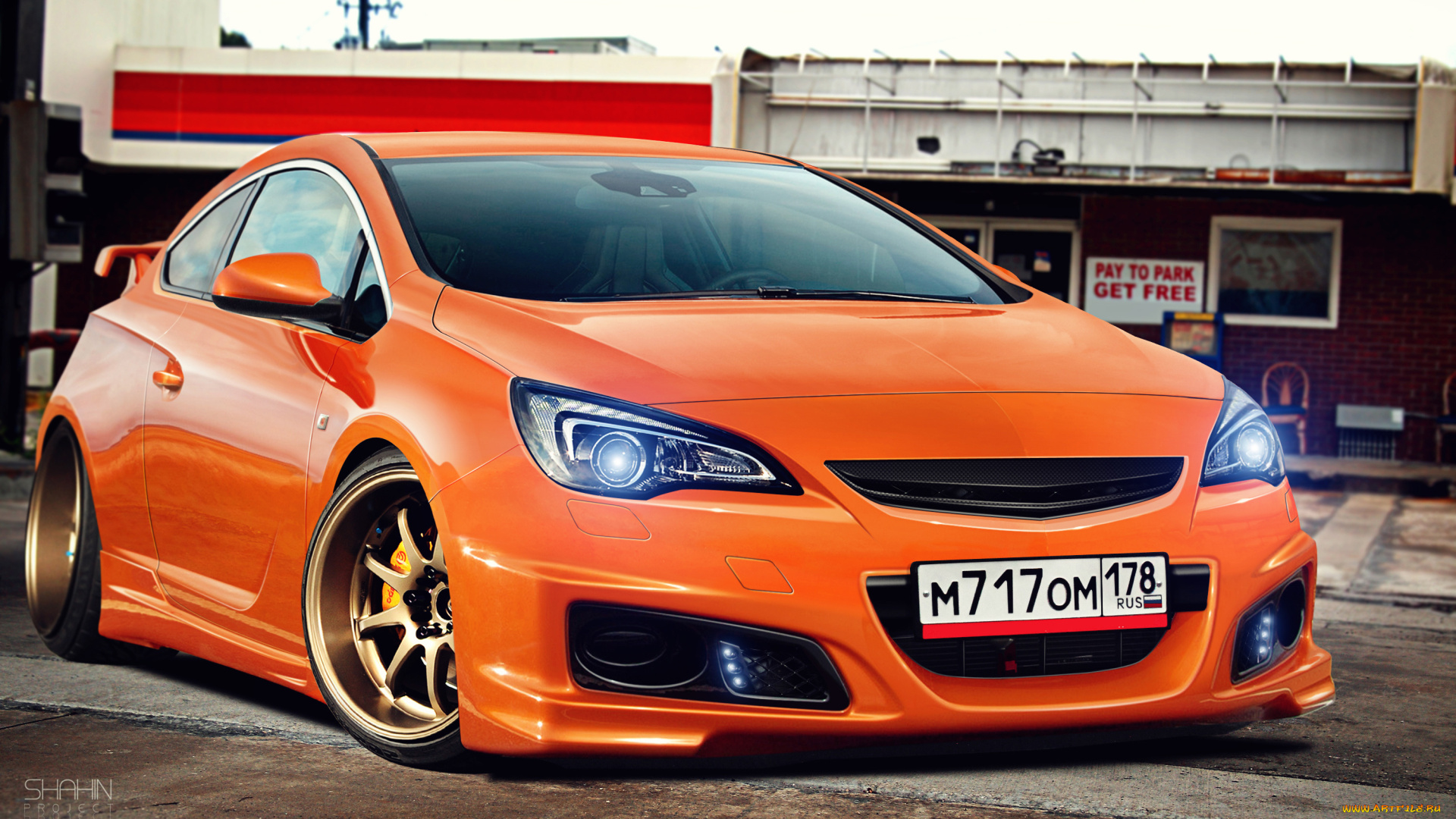 автомобили, виртуальный, тюнинг, opel, astra, gtc