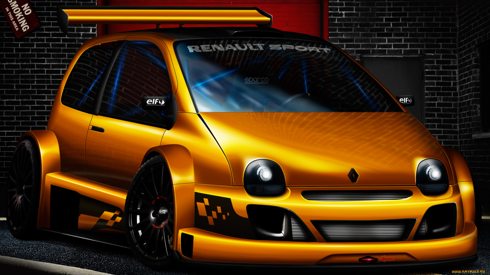 автомобили, виртуальный, тюнинг, twingo